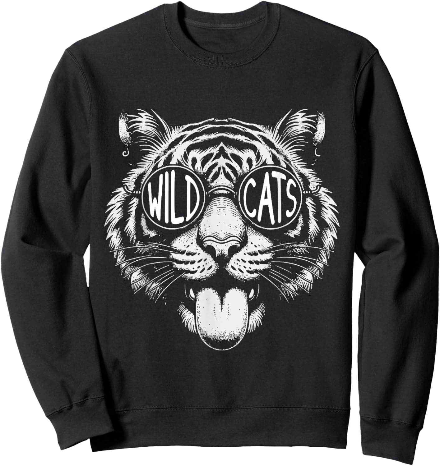 Wildcats School Sports Fan Team Spirit Back To school Sweatshirt - Sweatshirt | Black