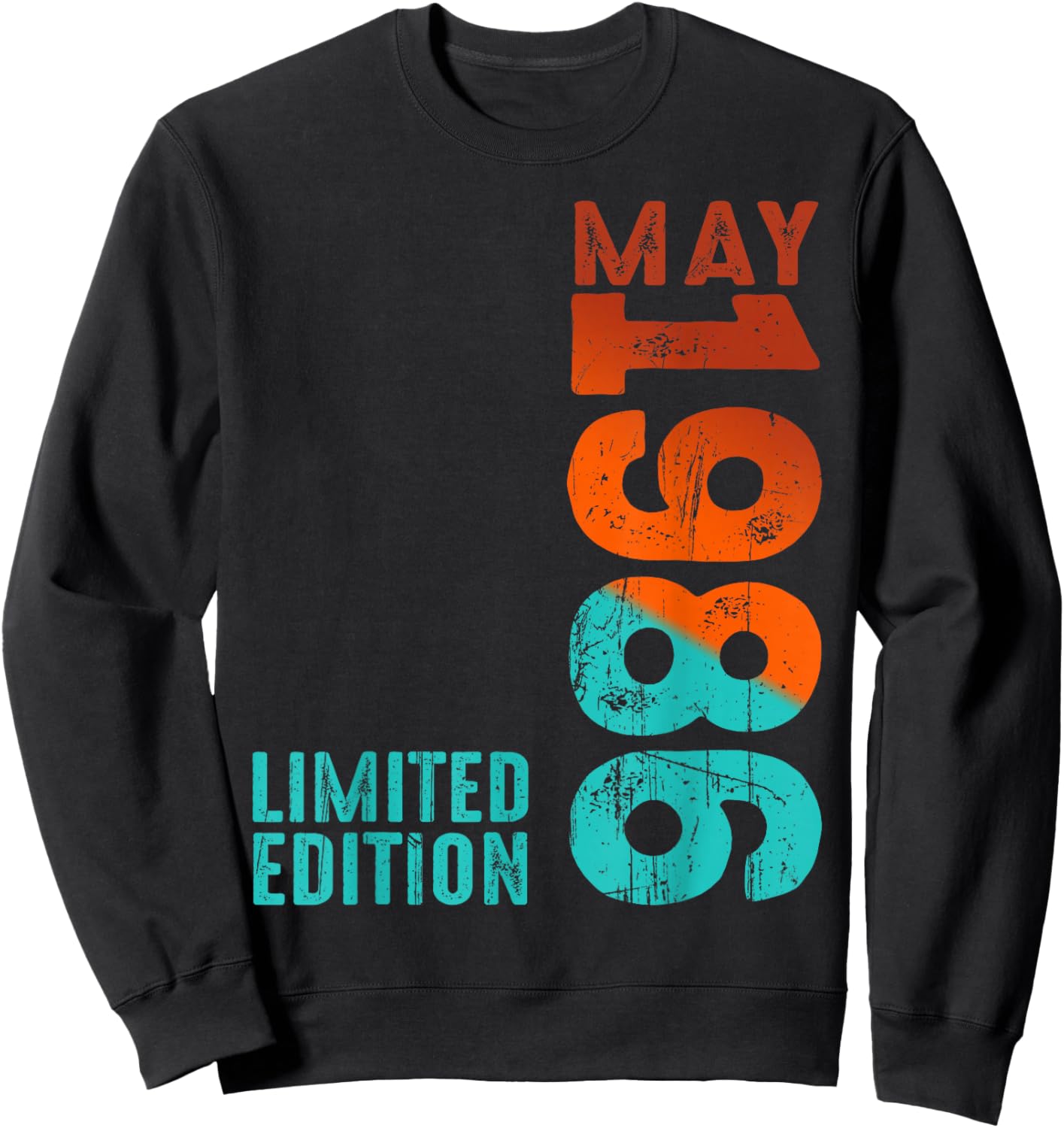 Mai 1986 Année 1986 Rétro 1986 Millésime 1986 Depuis 1986 Sweatshirt - Sweatshirt | Black