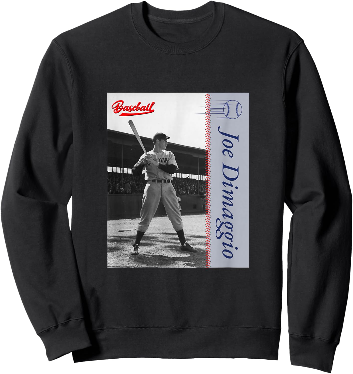Joe Dimaggio_Baseball_025 Sweatshirt - Sweatshirt | Black