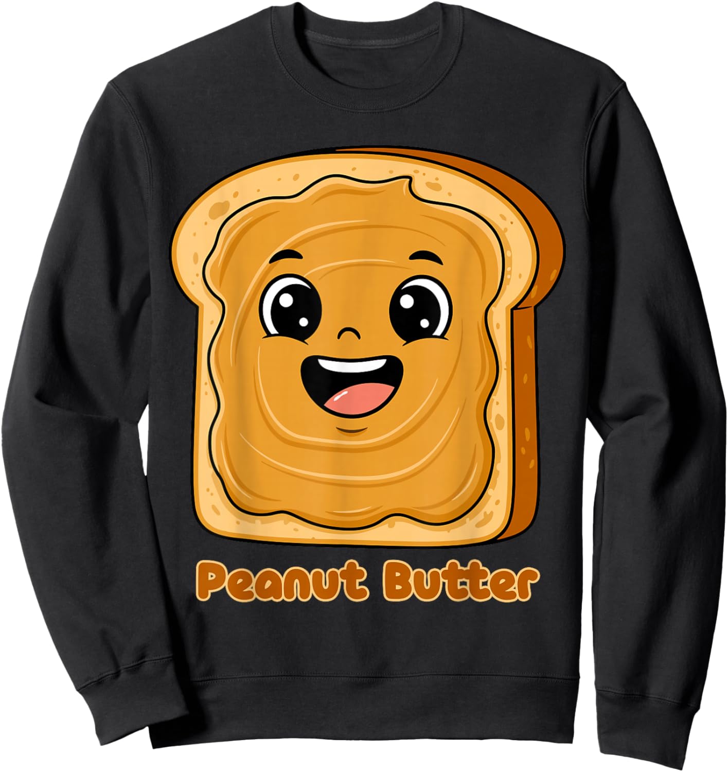 Funny Peanut Butter-Jelly Friends Cute Food Matching Couple Sweatshirt - Sweatshirt | Black