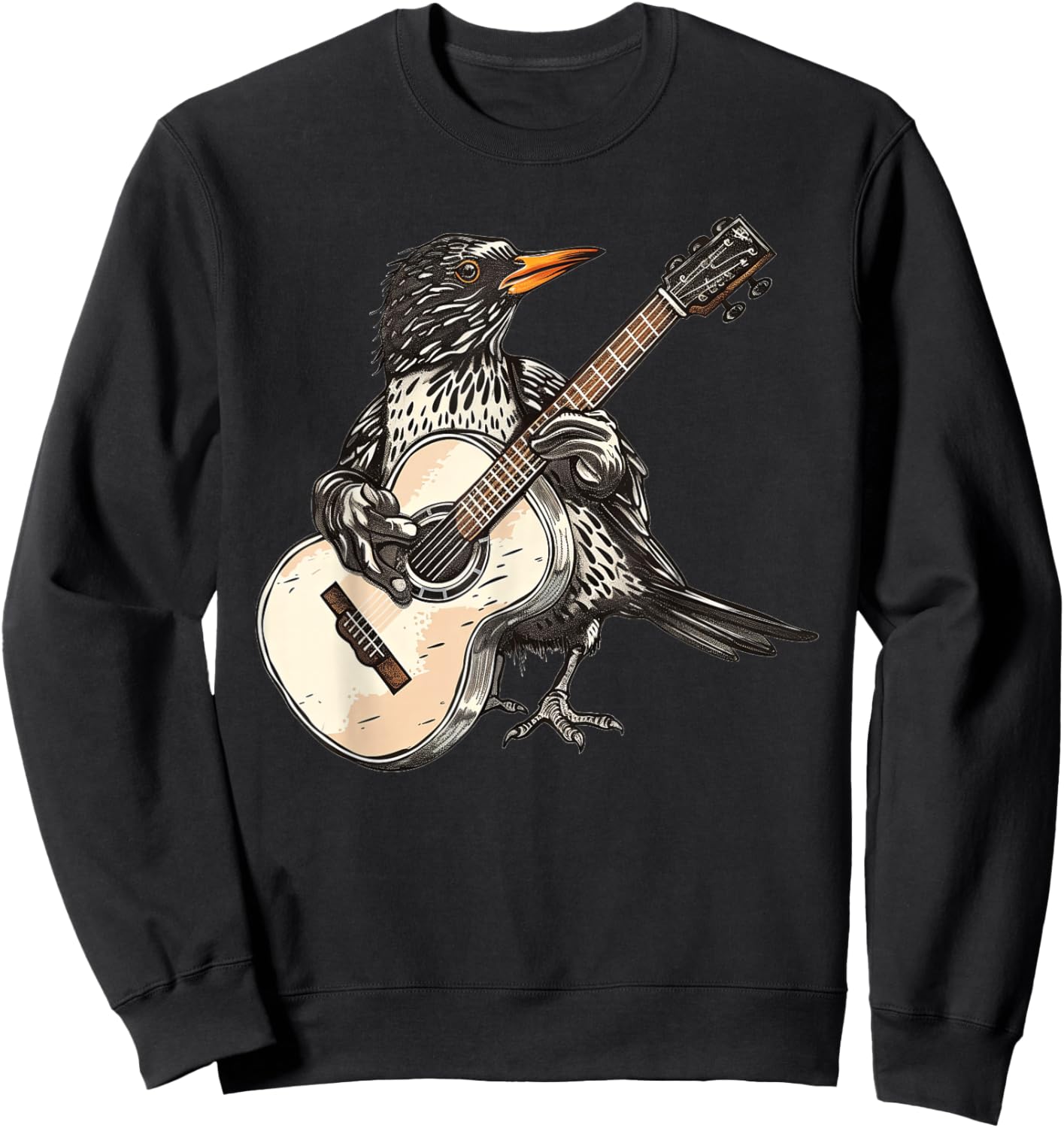 Starling Playing The Guitar Sweatshirt - Sweatshirt | Black