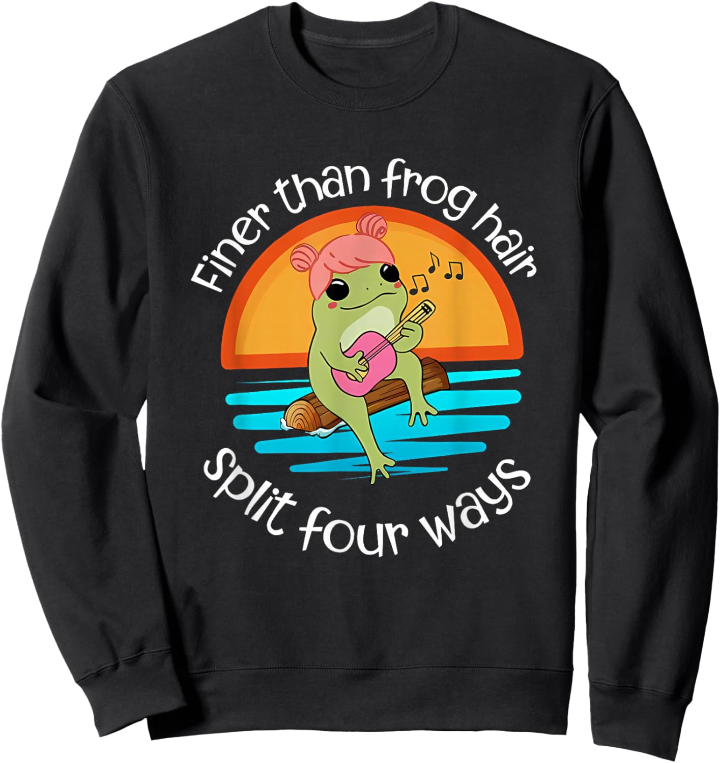 Funny Frog Sweatshirt - Sweatshirt | Black