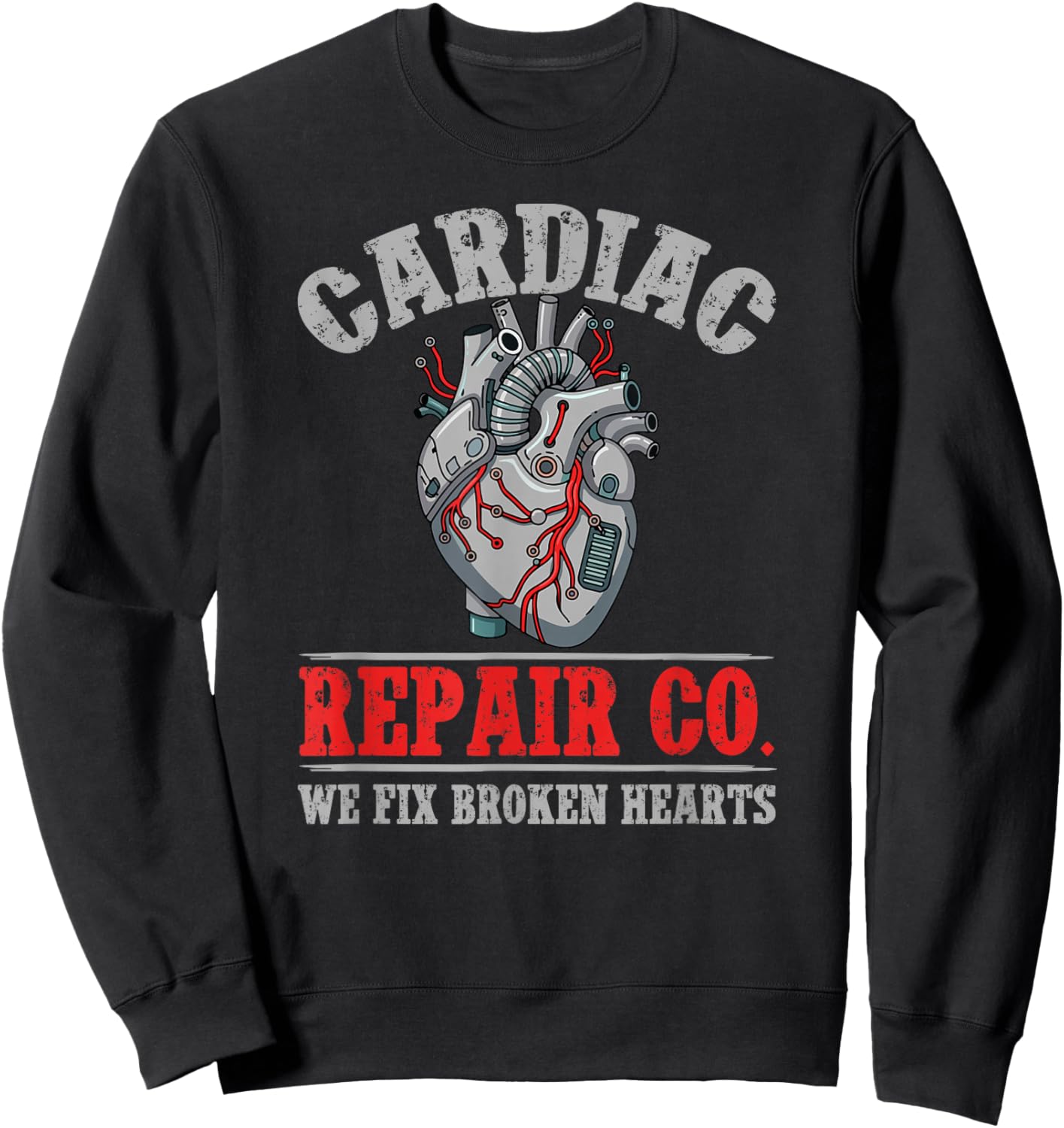Cardiac Repair Co Cath Lab Technologist Cath Laboratory Tech Sweatshirt - Sweatshirt | Black