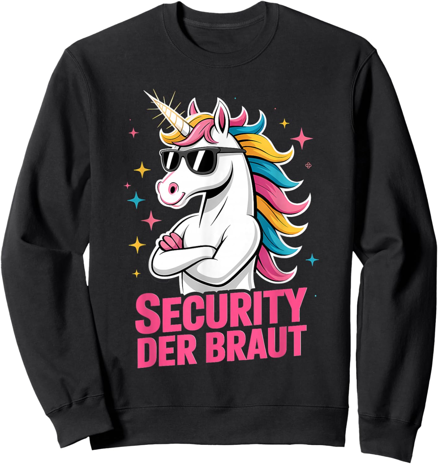 Security Der Braut Junggesellenabschied JGA Sweatshirt - Sweatshirt | Black