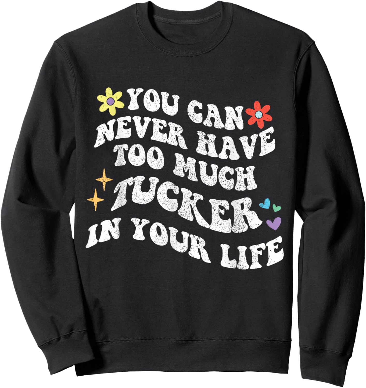 Retro Groovy, You Can Never Have Too Much Chug in Your Life Sweatshirt - Sweatshirt | Black