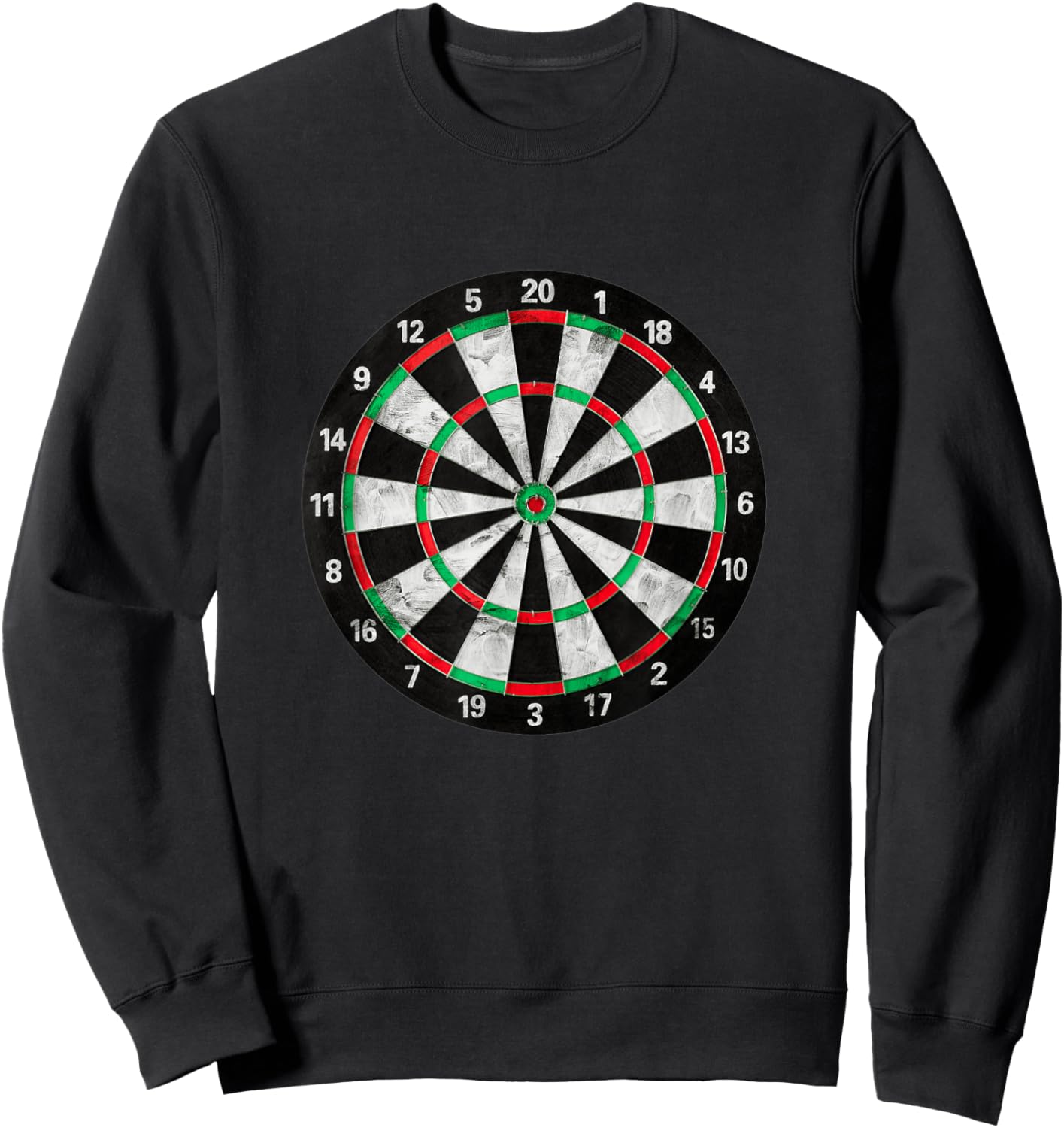 Darts Bullseye Dartboard Arrow Games Target Dart Player Sweatshirt - Sweatshirt | Black