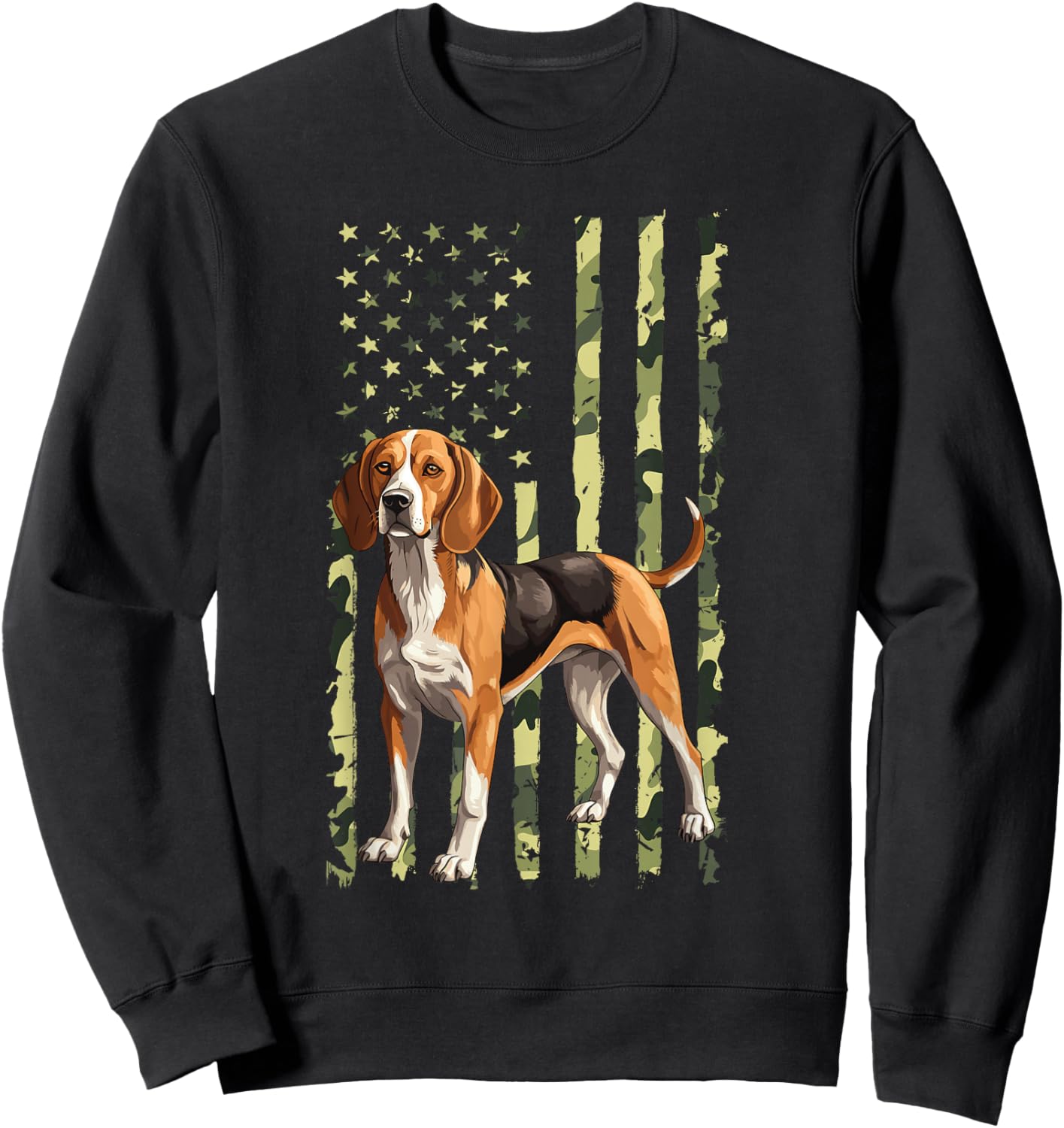 Dog Owner Puppy Enthusiast Dog Lover American Foxhound Sweatshirt - Sweatshirt | Black