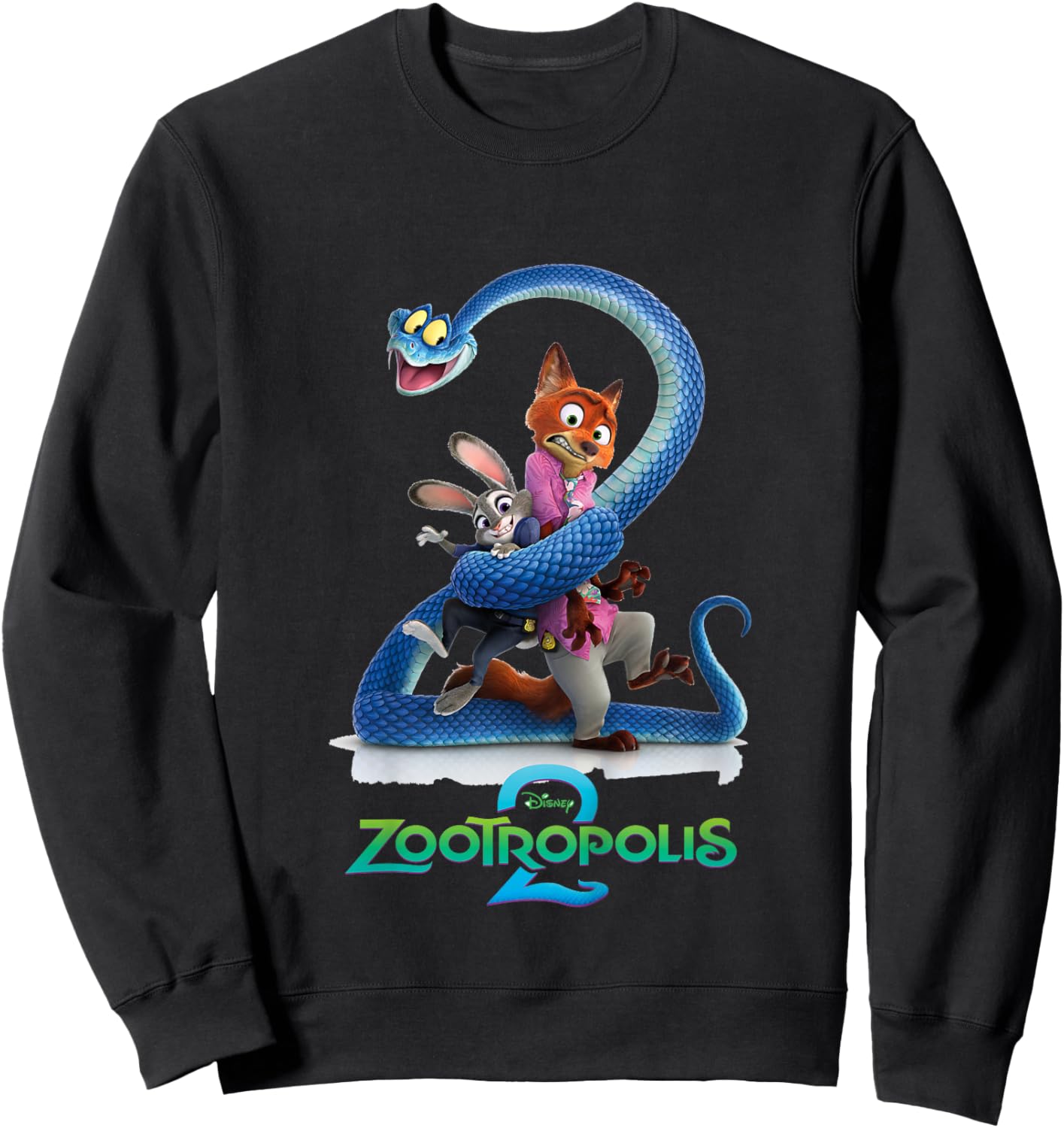 Zoomania Poster Sweatshirt - Sweatshirt | Black