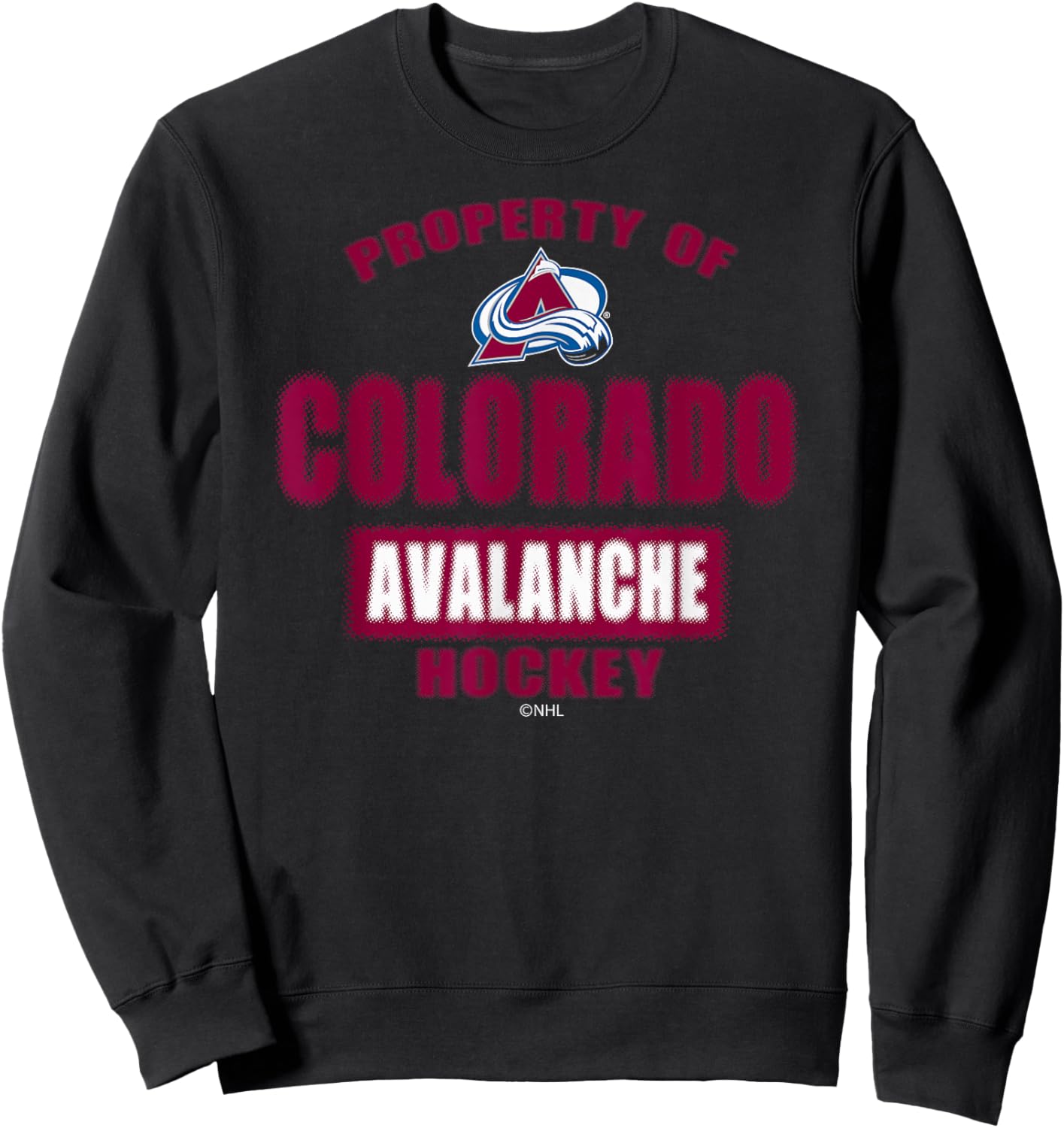 Colorado Avalanche Property Black NHL Officially Licensed Sweatshirt - Sweatshirt | Black