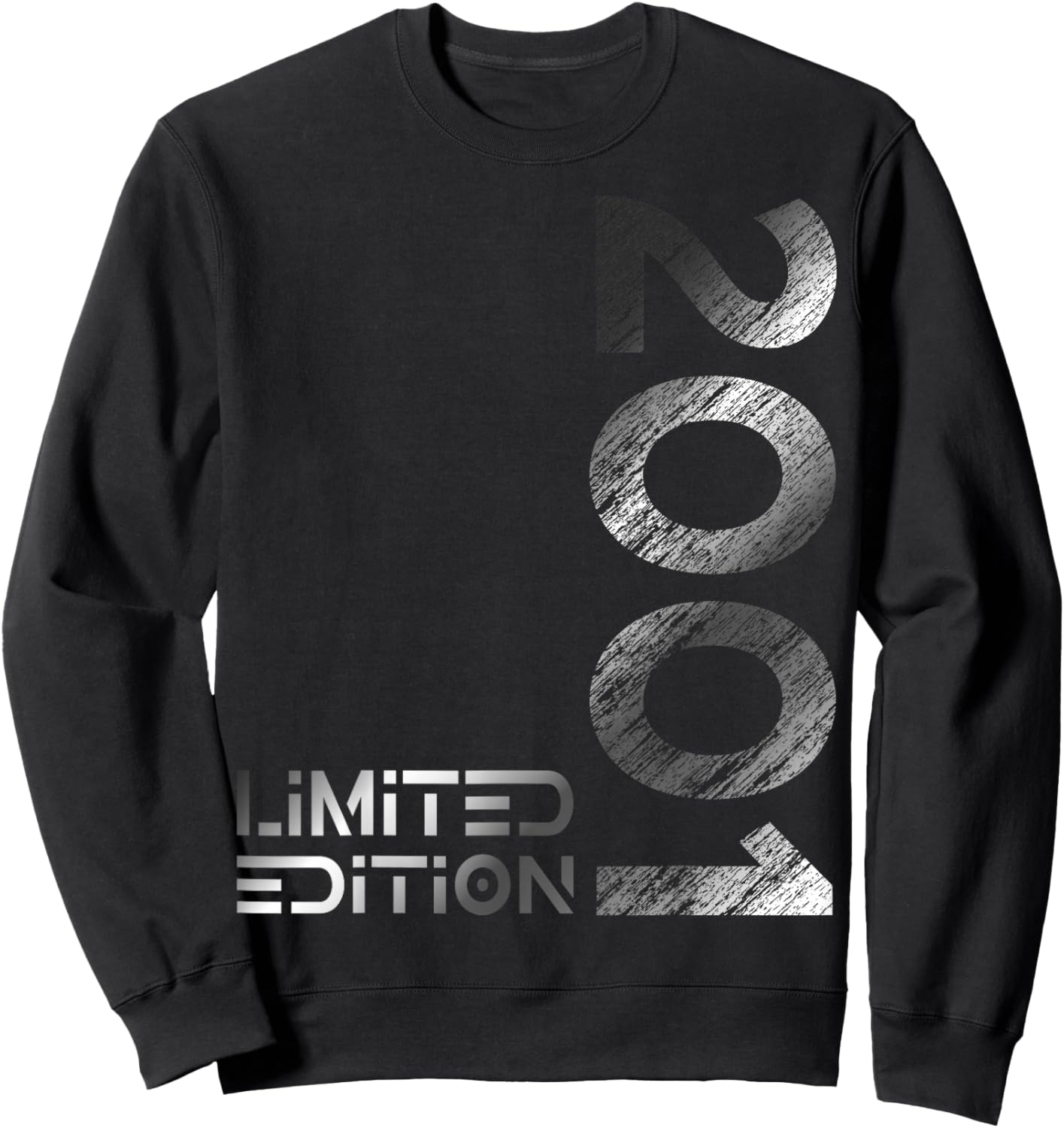 Limited Edition Vintage 2001 Man Woman 25th Birthday Sweatshirt - Sweatshirt | Black