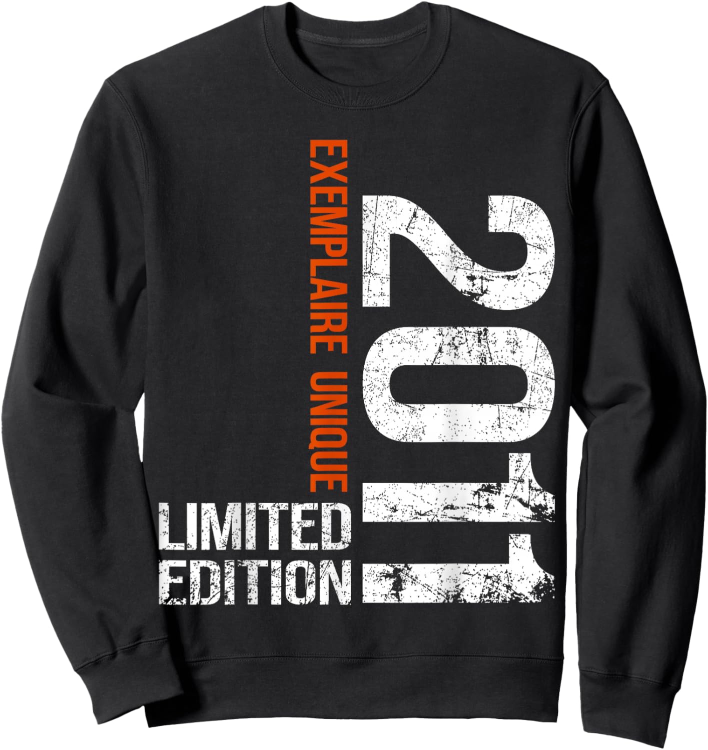 15th Anniversary 2011 Vintage 15 Years Boy and Girl 2011 Sweatshirt - Sweatshirt | Black