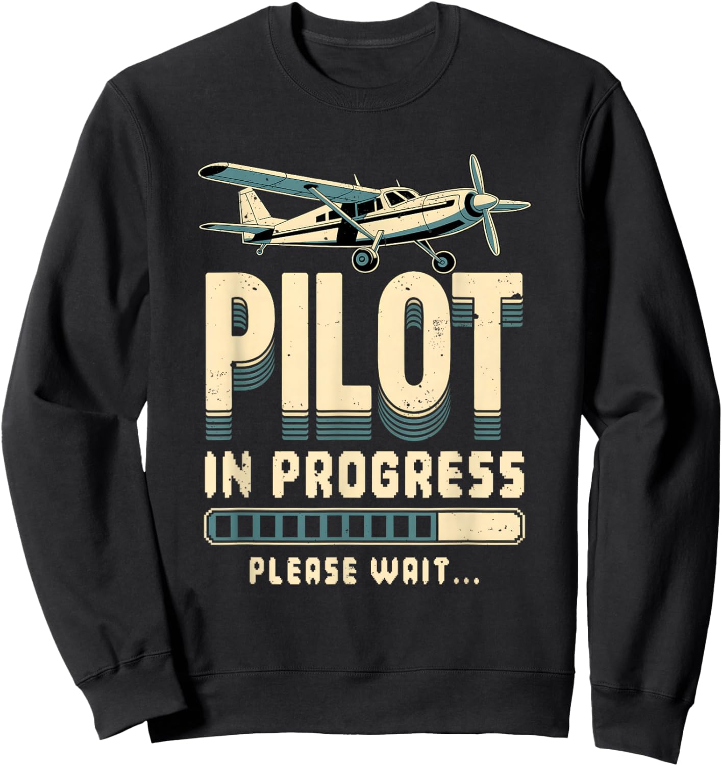 Aircraft Love Sweatshirt - Sweatshirt | Black