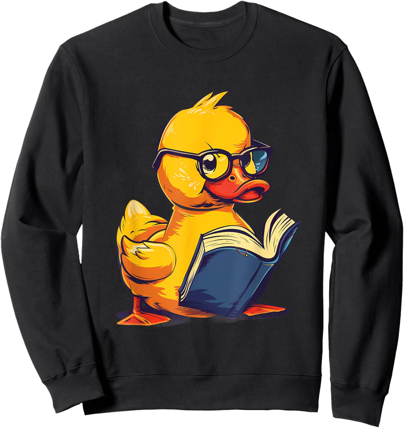 Funny Rubber Ducky Rubber Duck Lover - Adults & Kids - Black - Small - Short Sleeve - Graphic: Rubber Duck Costume Sweatshirt - Sweatshirt | Black