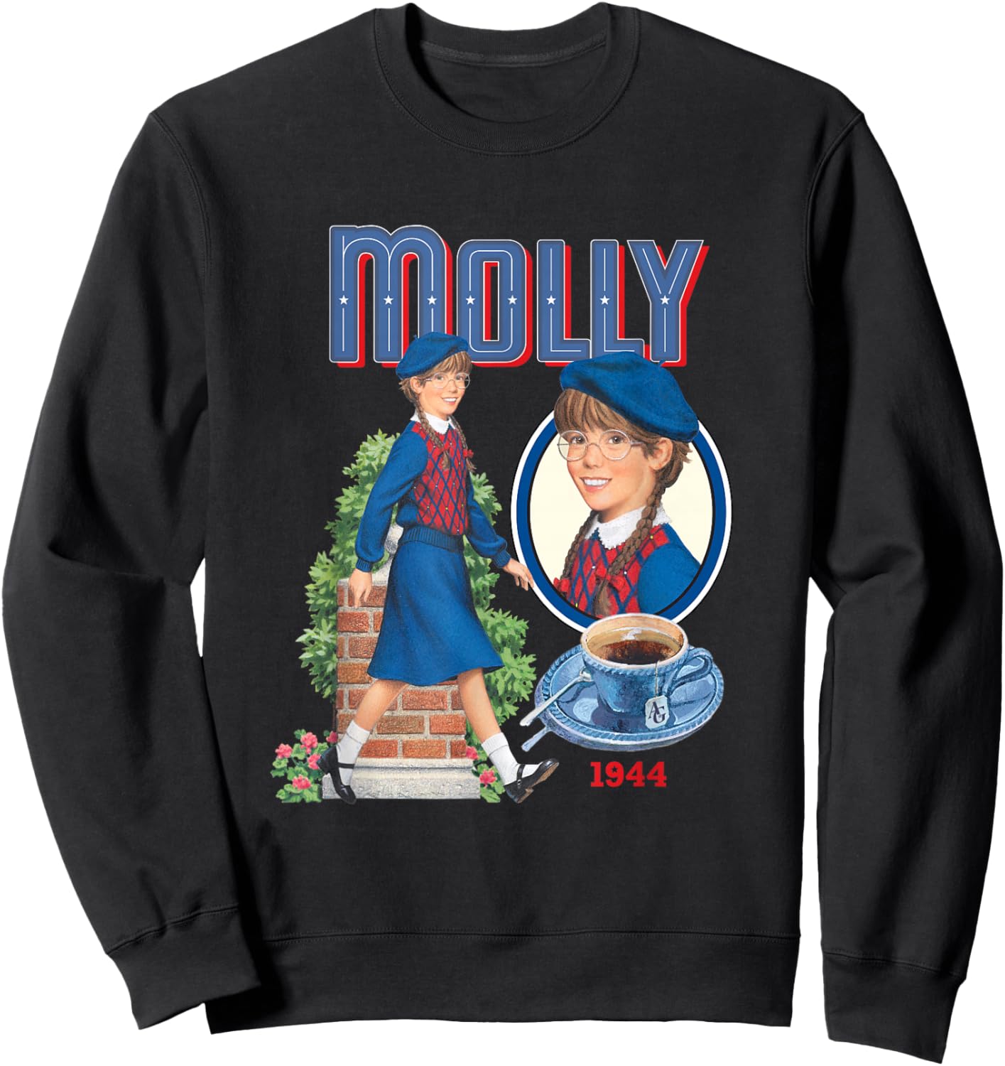 American Girl - Molly McIntire 1944 Sweatshirt - Sweatshirt | Black