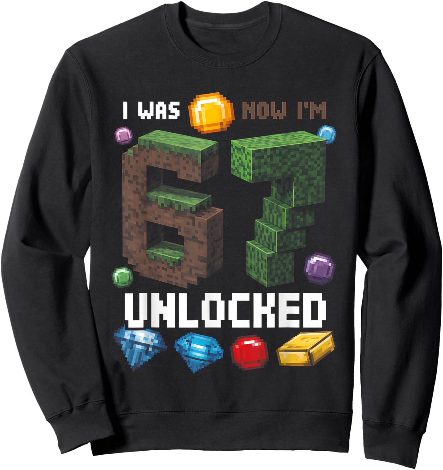 I Was 6 Now I'm 7 Unlocked Level Up Gamer 7e Anniversaire Sweatshirt - Sweatshirt | Black