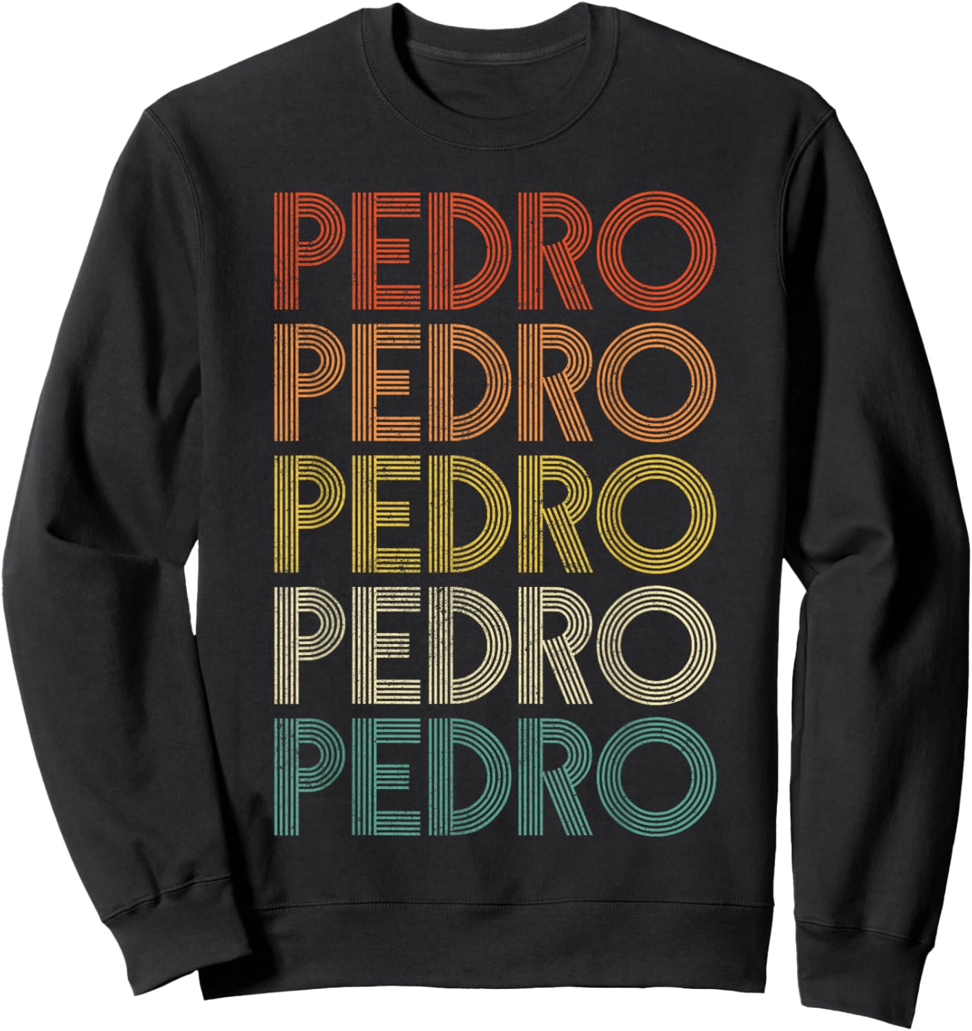 Pedro Retro Vintage Sweatshirt - Sweatshirt | Black