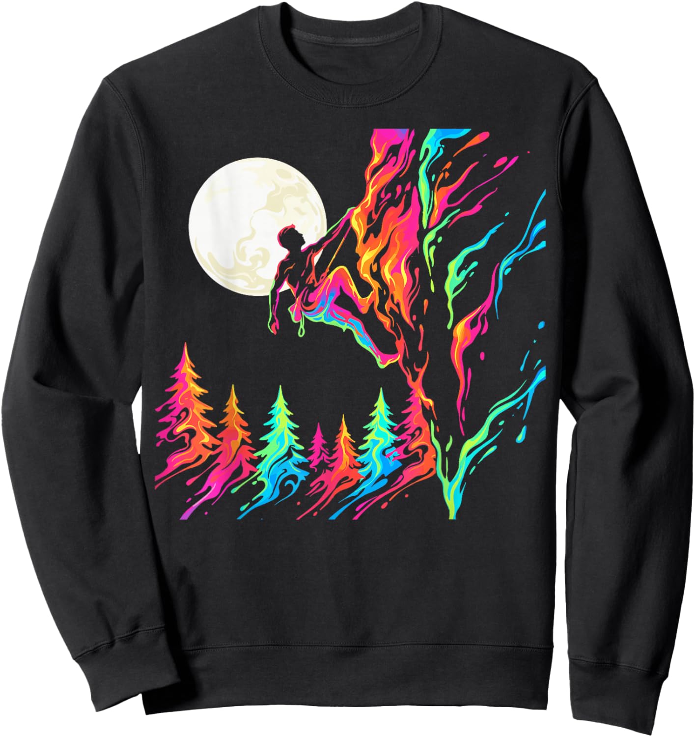 Climbing Player Man Kid Boy Sweatshirt - Sweatshirt | Black