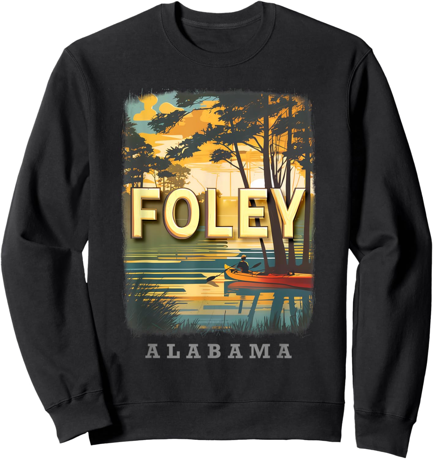 Foley Alabama AL Coastal Bliss SD981 Sweatshirt - Sweatshirt | Black