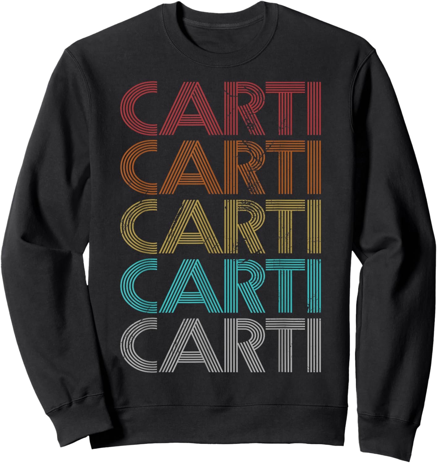 Retro Vintage Carti Sweatshirt - Sweatshirt | Black