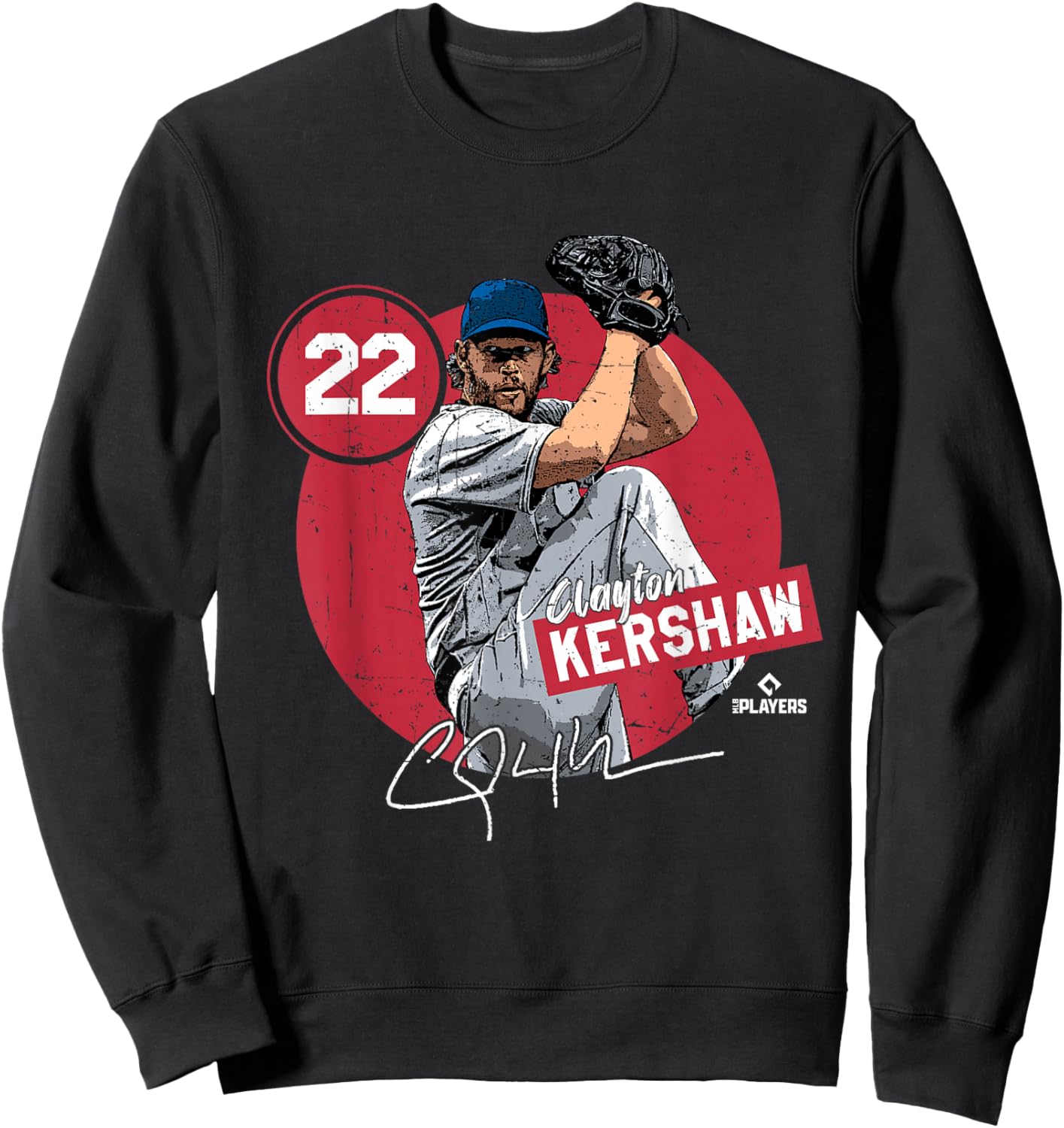 Clayton Kershaw | Los Angeles MLB Player League | MLBKER4041 Sweatshirt - Sweatshirt | Black