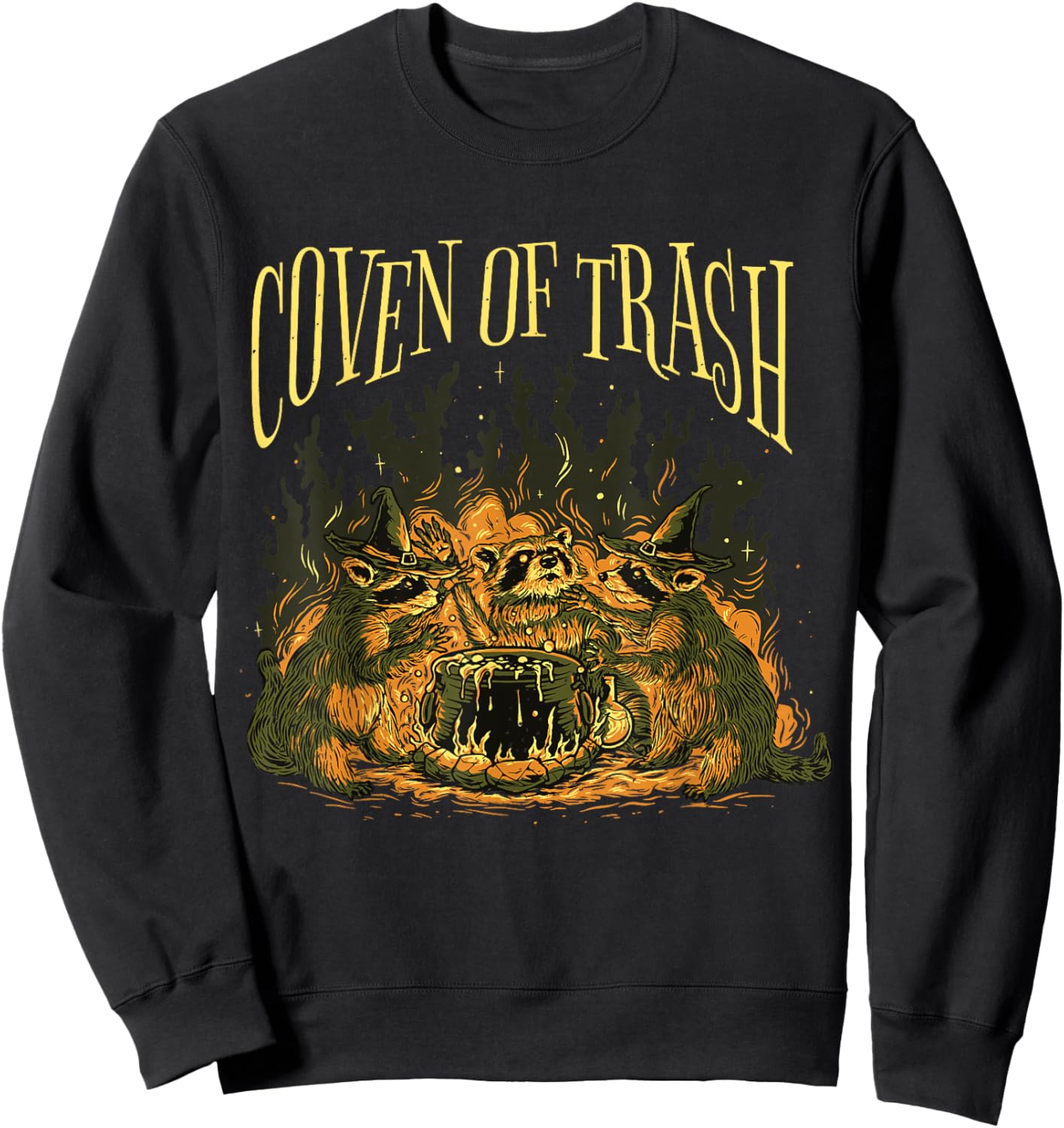 Coven Of Trash Sweatshirt - Sweatshirt | Black