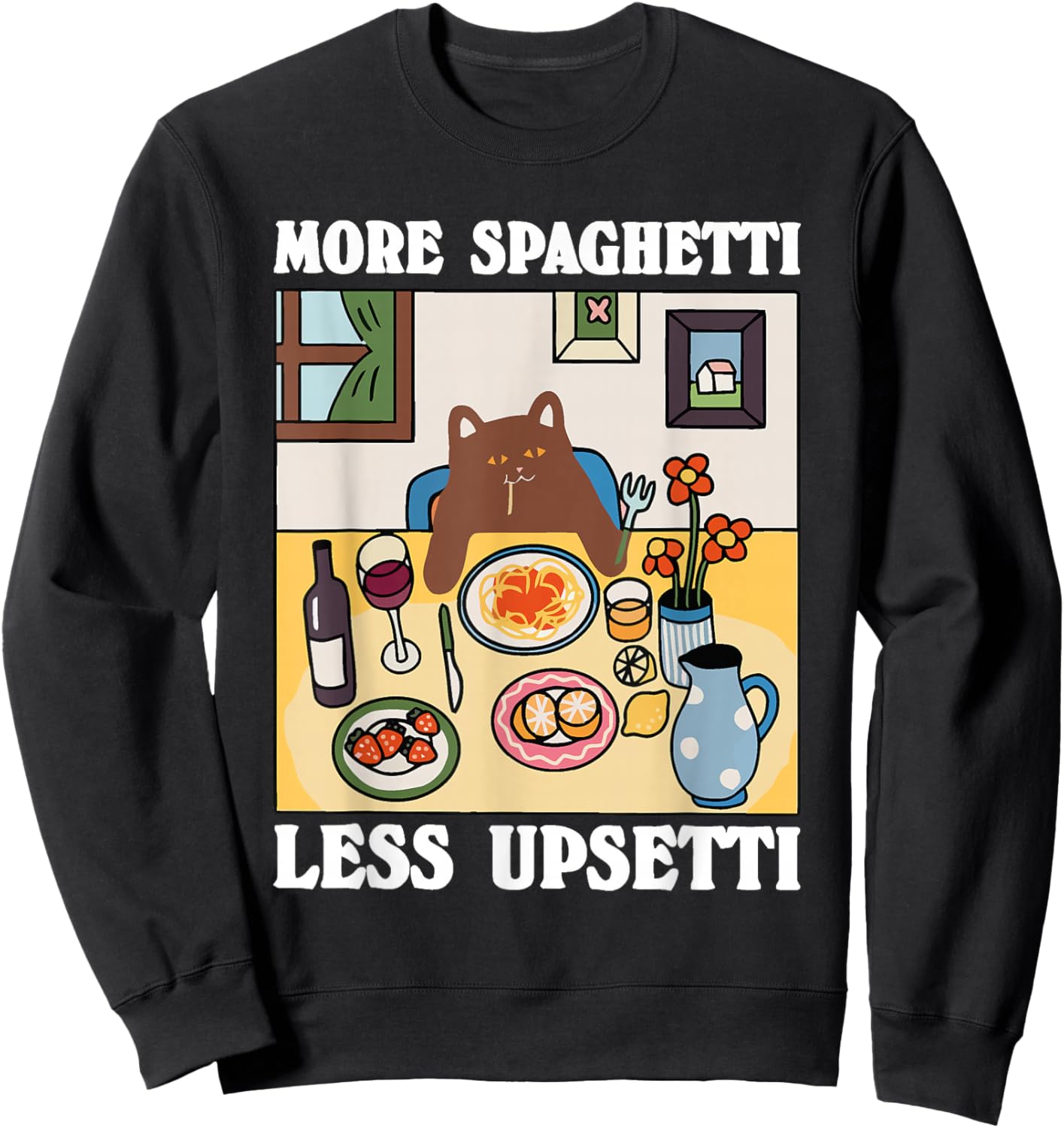 T-Shirt Sweatshirt - Sweatshirt | Black