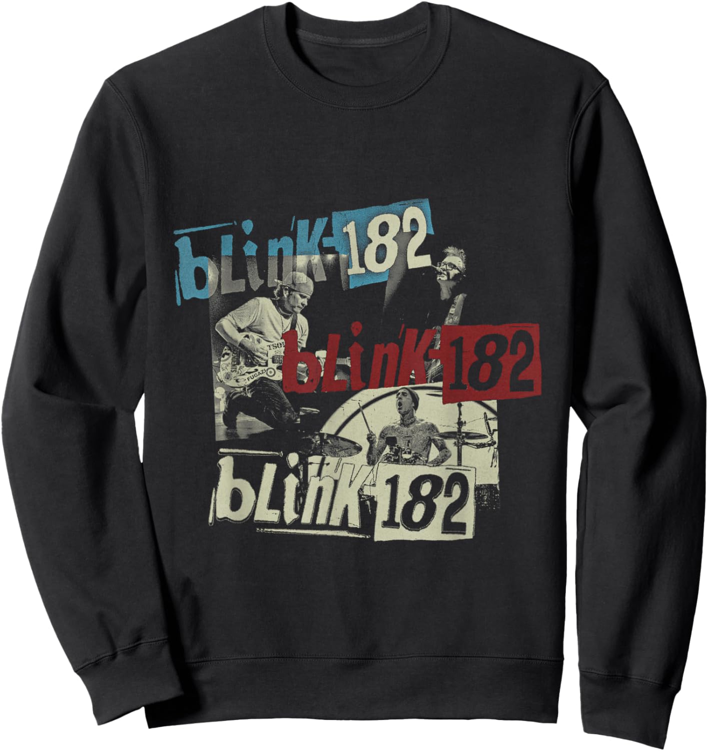 Official Blink-182 Photo Sweatshirt - Sweatshirt | Black