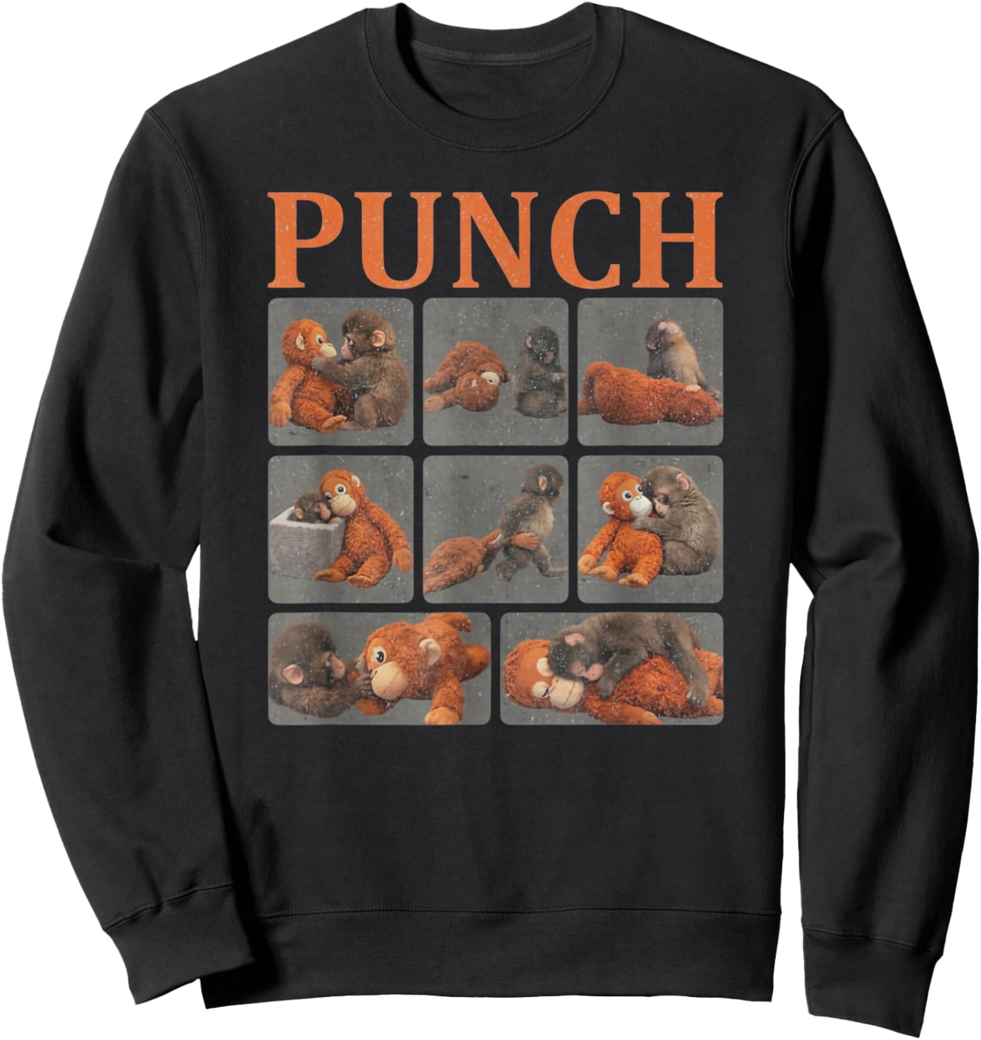 Punch Baby Monkey Sweatshirt - Sweatshirt | Black