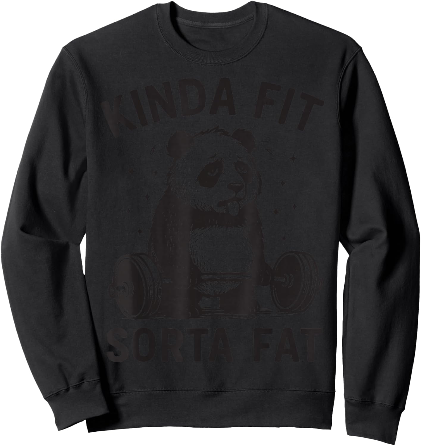 Kinda Fit Sorta Fat Sweatshirt - Sweatshirt | Black
