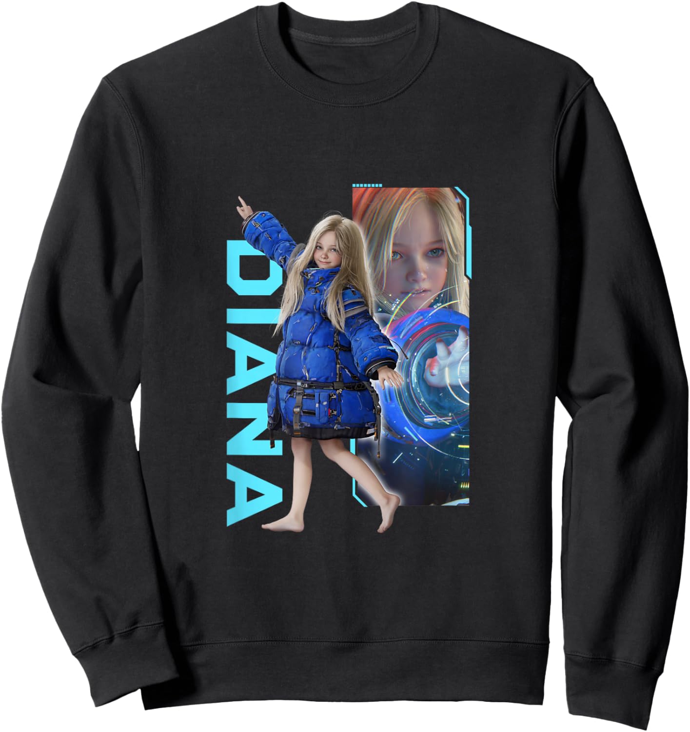 PRAGMATA Diana -FP Sweatshirt - Sweatshirt | Black