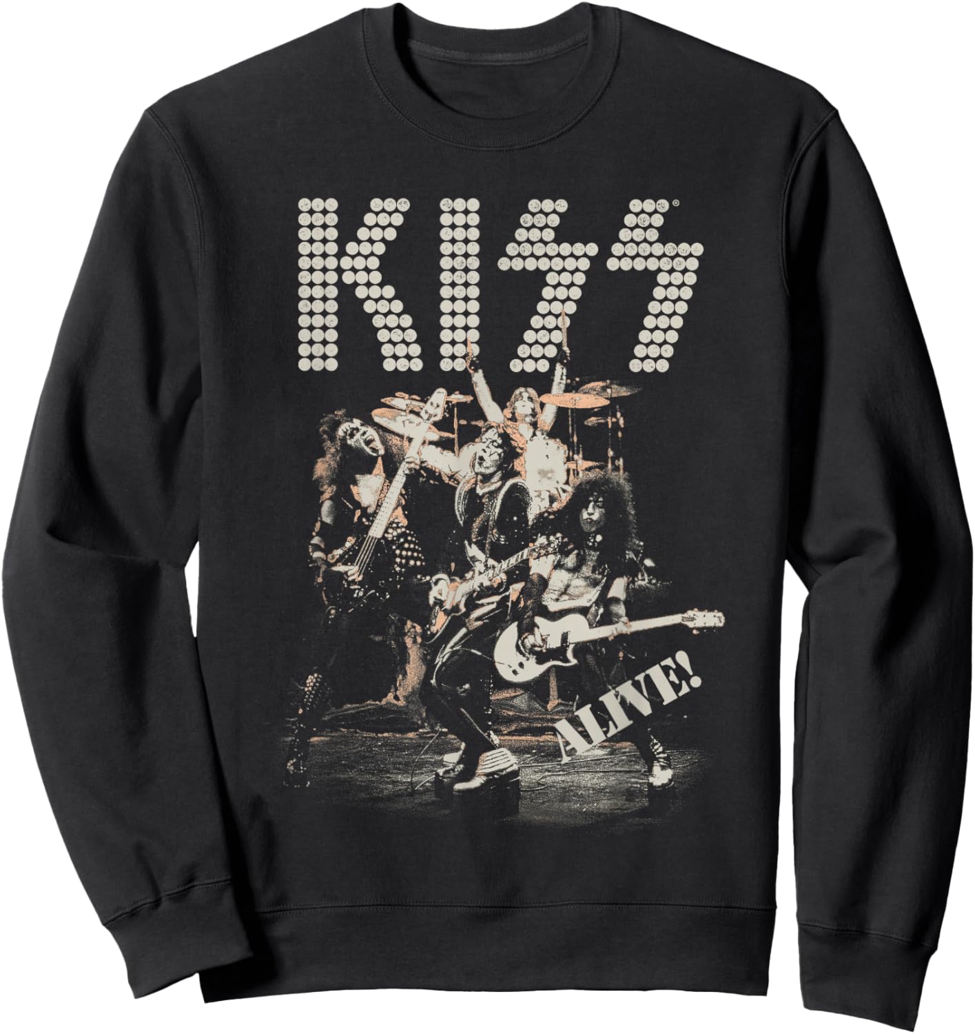 Official Photo Kiss Alive! Sweatshirt - Sweatshirt | Black