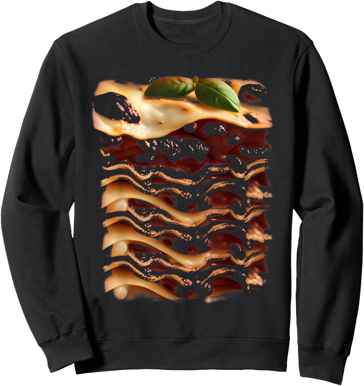 Lasagne Halloween Costume Sweatshirt - Sweatshirt | Black