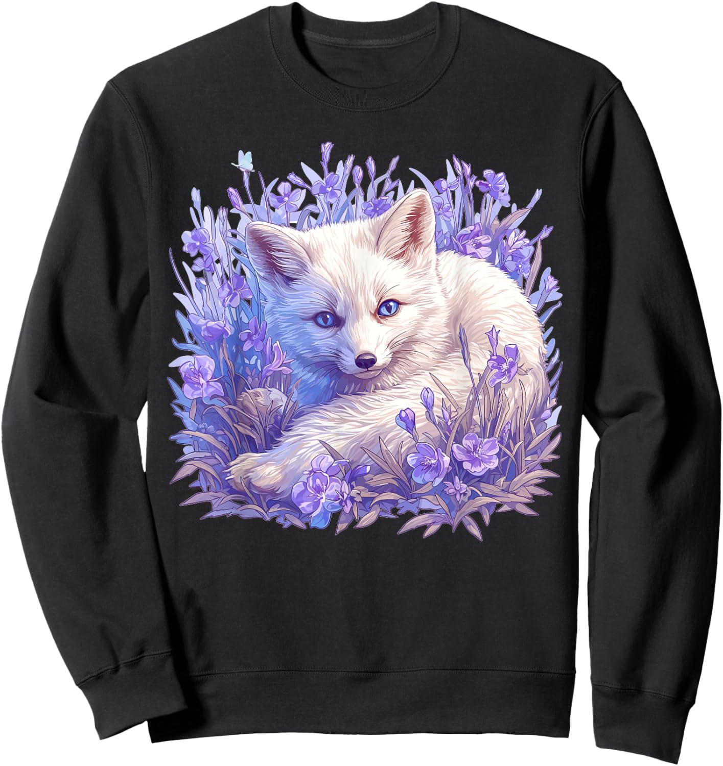Arctic Foxes Lovers Arctic Fox Sweatshirt - Sweatshirt | Black