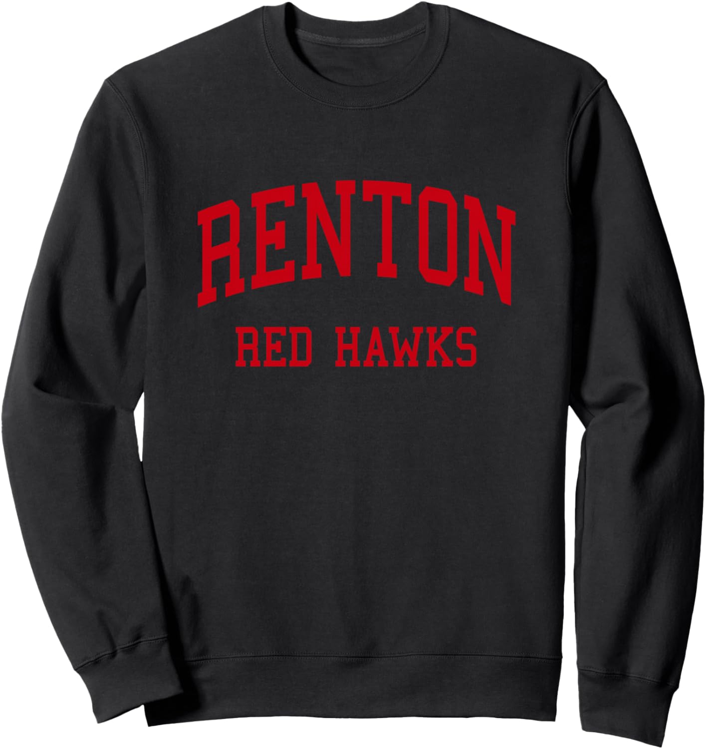 Renton High School HS Renton WA Retro Sweatshirt - Sweatshirt | Black