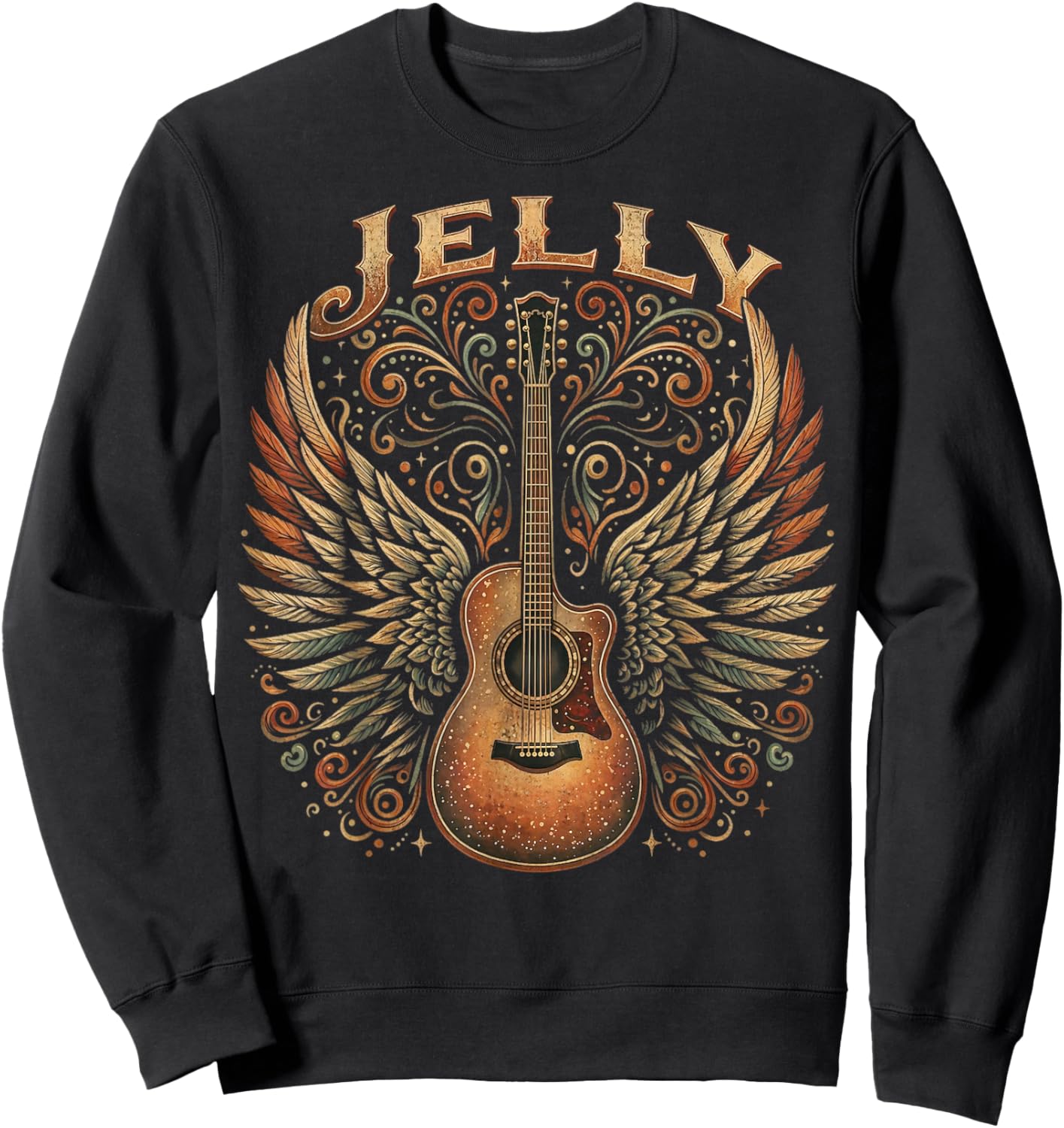 Retro Classic 70s 80s 90s Jelly Name Gifts Women Kid Sweatshirt - Sweatshirt | Black