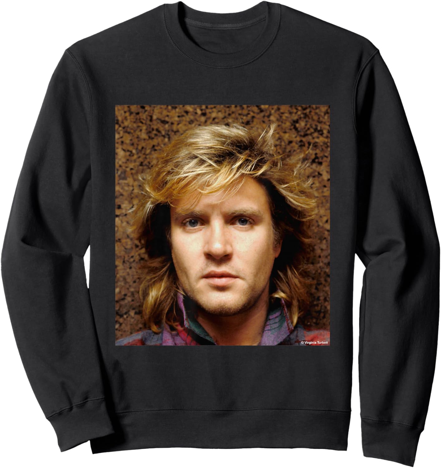 Simon Le Bon 80s Hair Duran Duran By Virginia Turbett Sweatshirt - Sweatshirt | Black