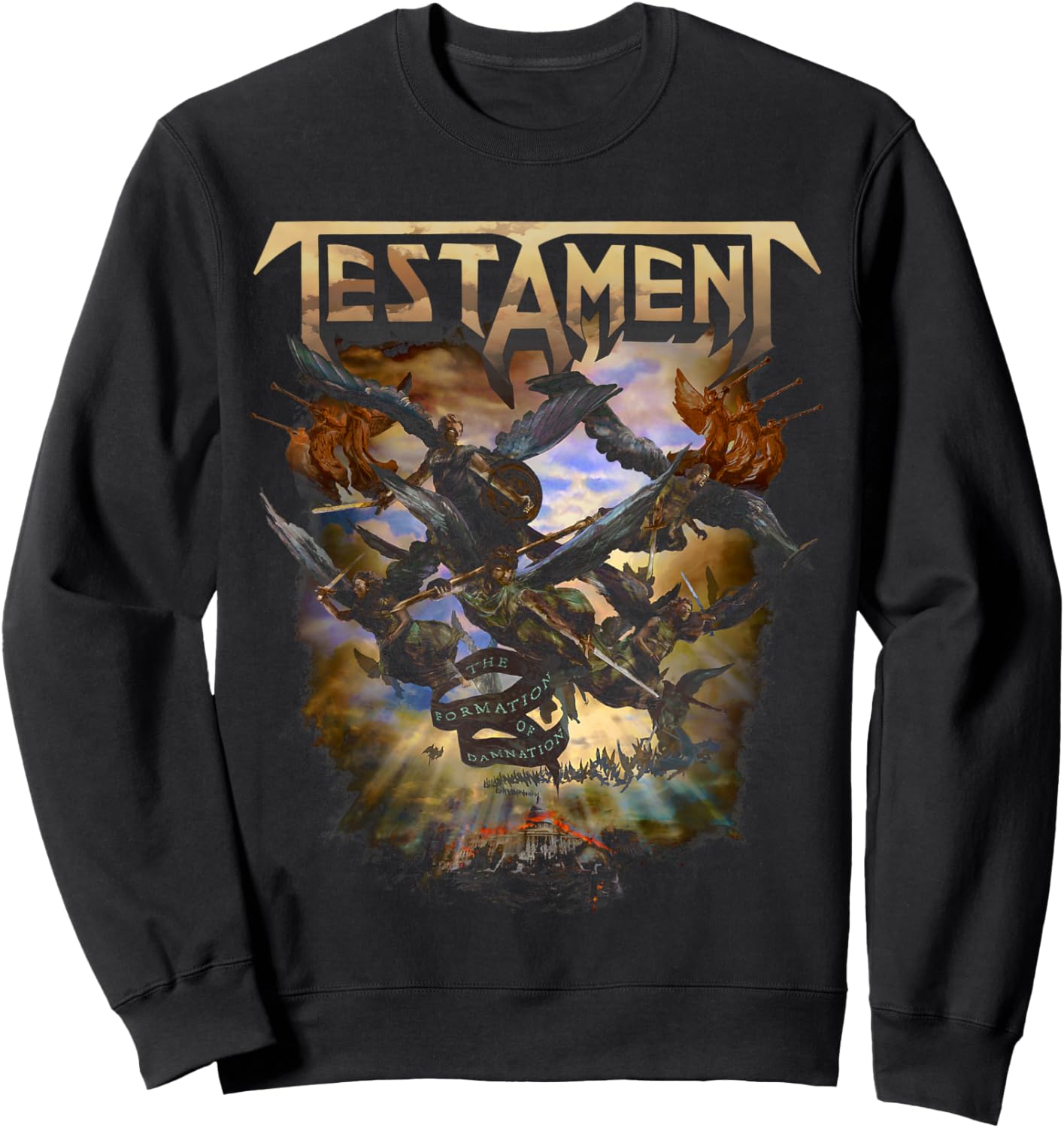 Testament – Offizieller Merchandise-Artikel – Formation of Damnation Sweatshirt - Sweatshirt | Black