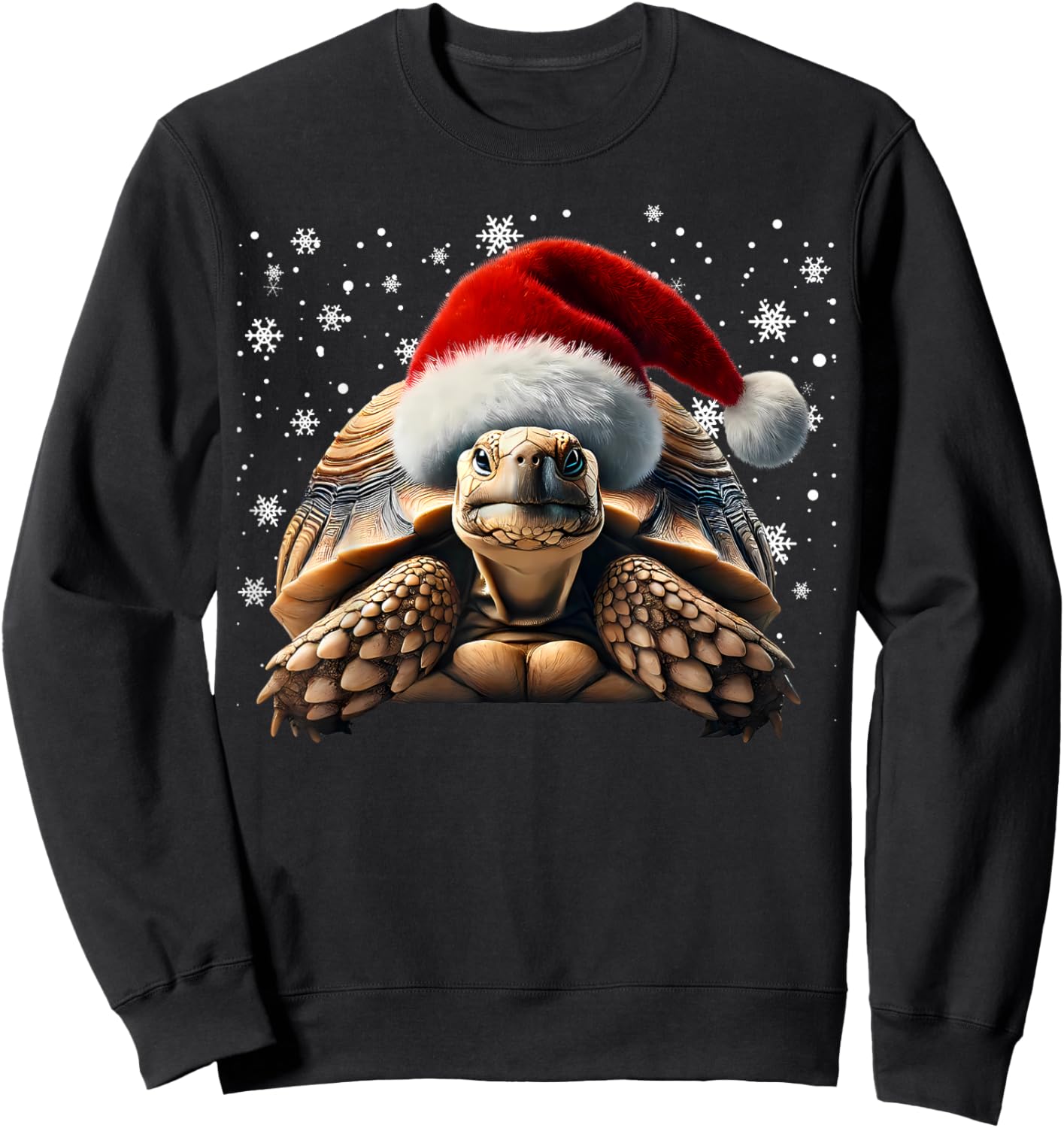 Christmas Tortoise Sweatshirt - Sweatshirt | Black