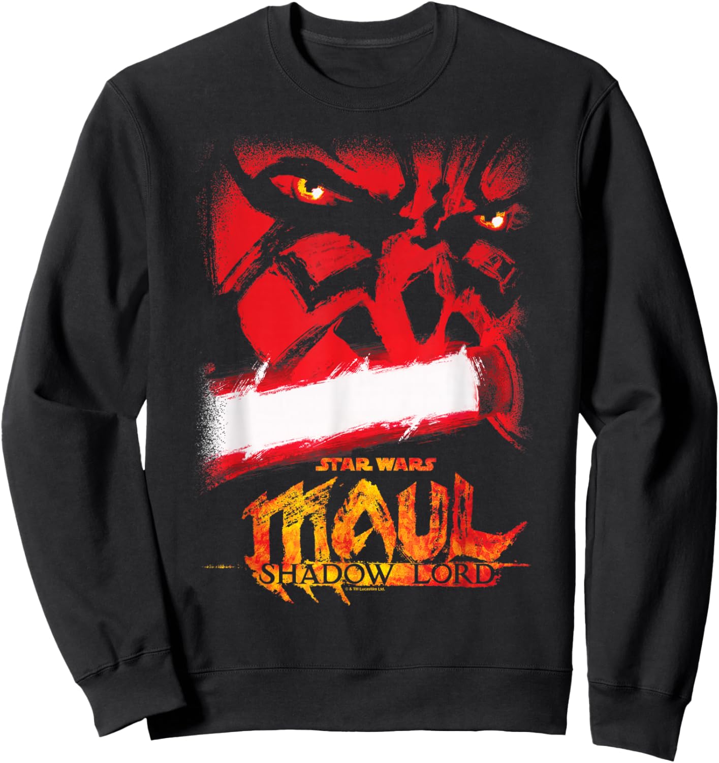 Star Wars: Maul - Shadow Lord - Poster Sweatshirt - Sweatshirt | Black