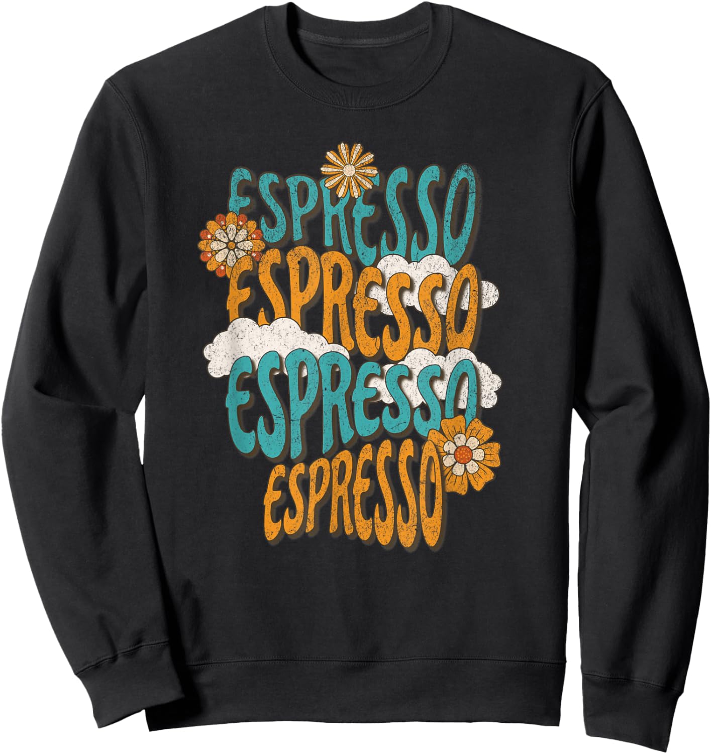 Me Espresso Retro Carpenter T Sweatshirt - Sweatshirt | Black