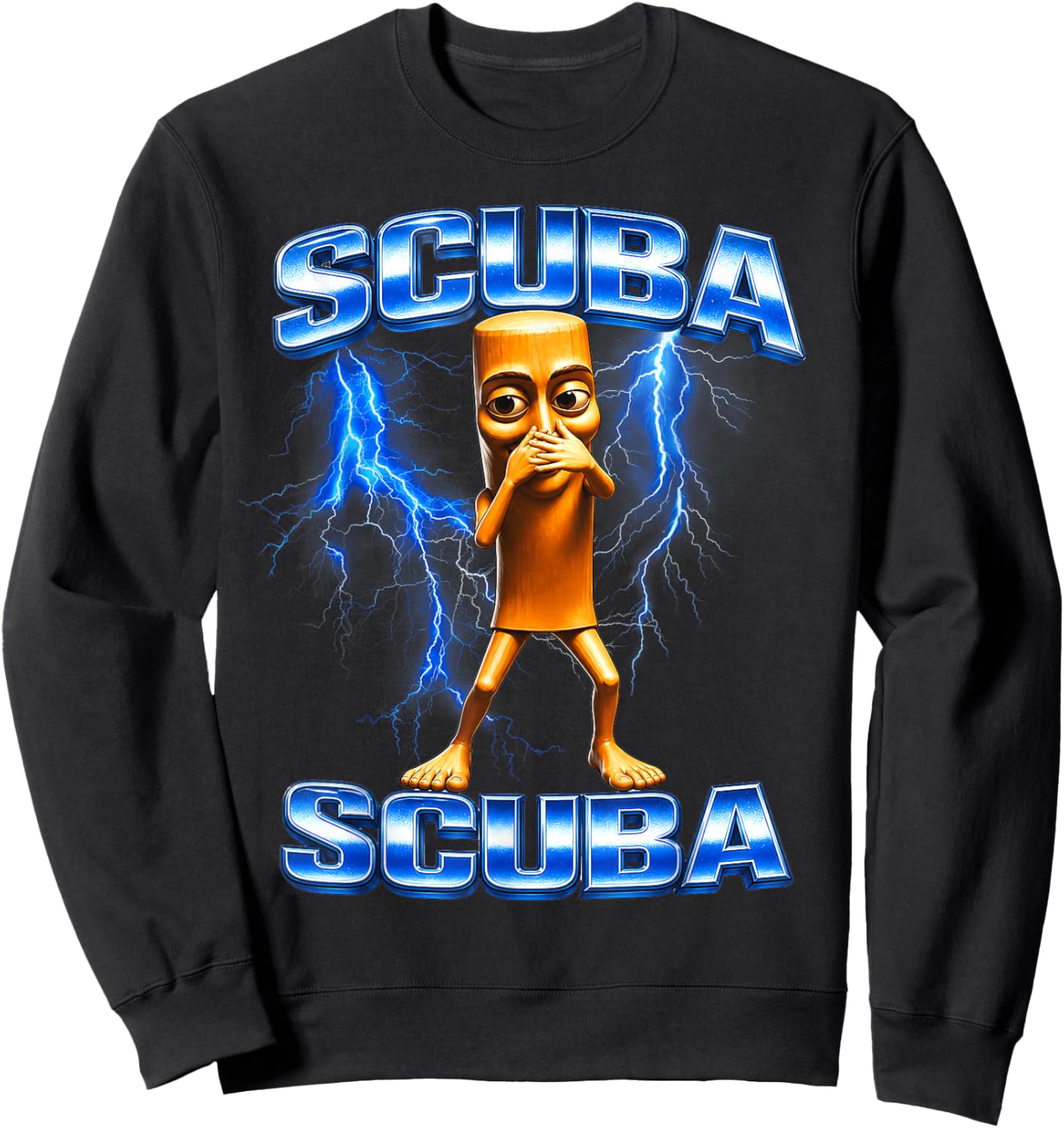 Scuba Dance Meme Sweatshirt - Sweatshirt | Black