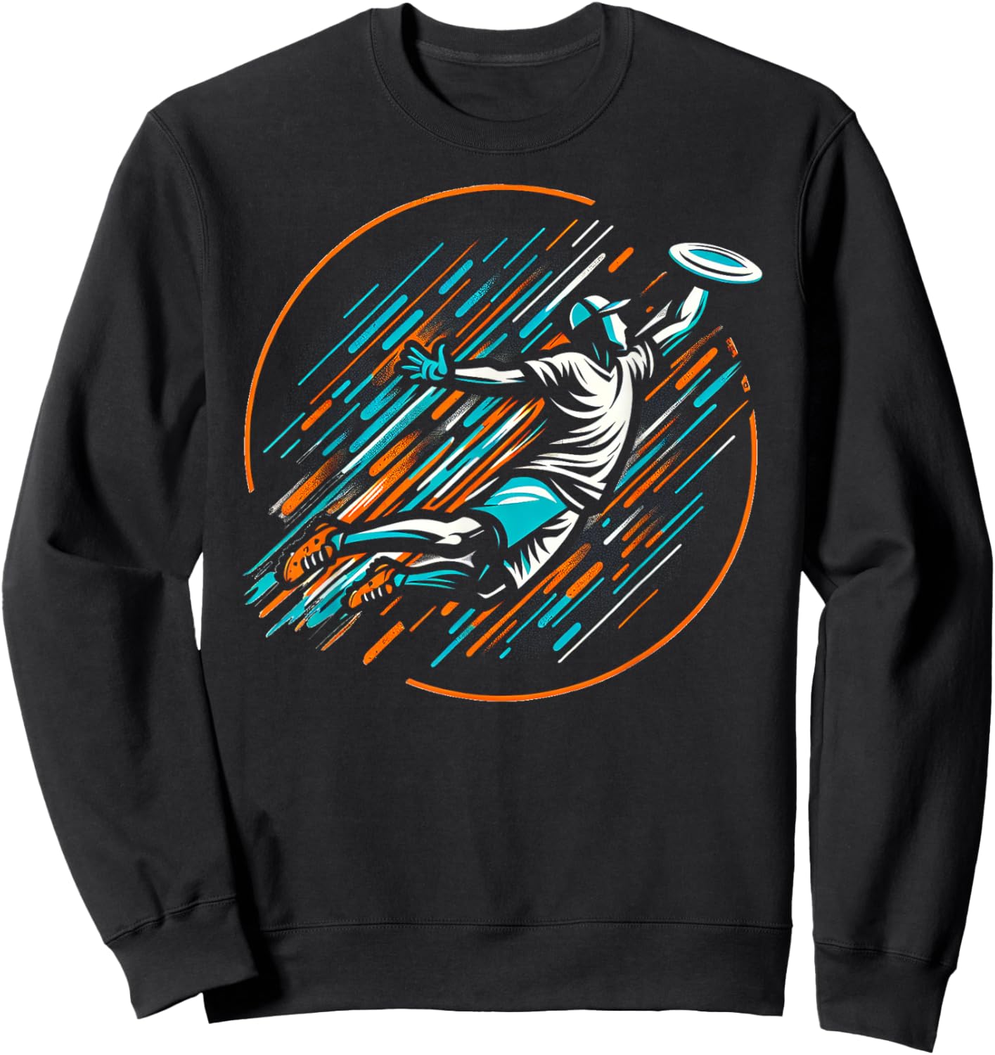 Ultimate Frisbee Enthusiast Sweatshirt - Sweatshirt | Black
