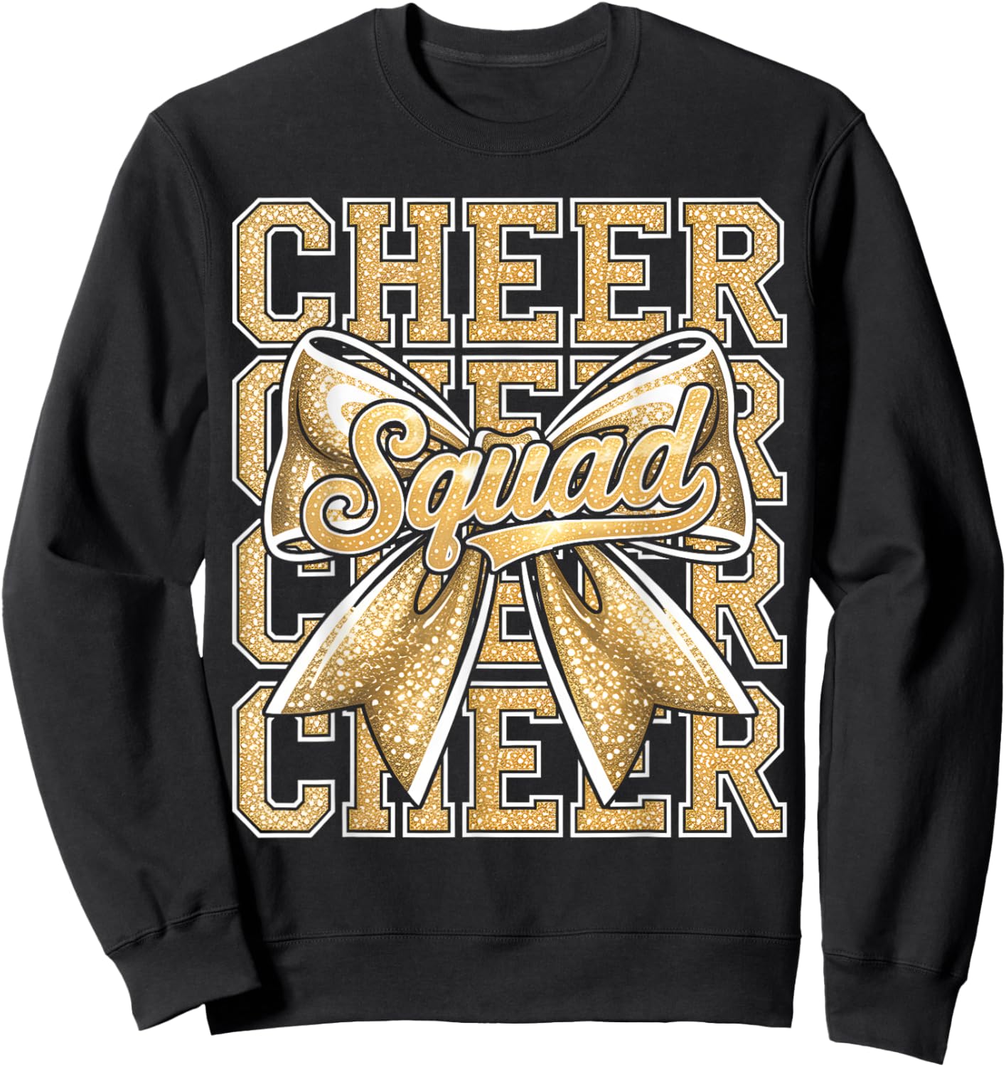 Cheer Youth Team Cheerleader Sport Girls Funny Mom Gift Sweatshirt - Sweatshirt | Black