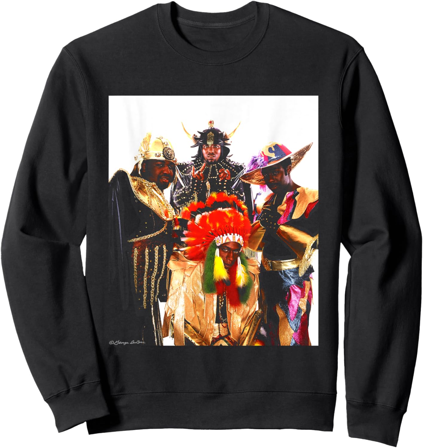 Afrika Bambaataa And Soul Sonic Force By George DuBose Sweatshirt - Sweatshirt | Black