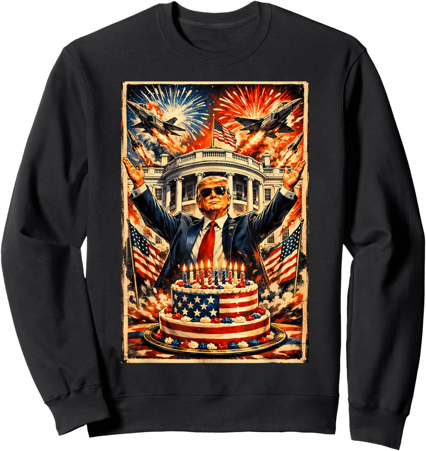 250th Anniversary United States America July 4th Sweatshirt - Sweatshirt | Black