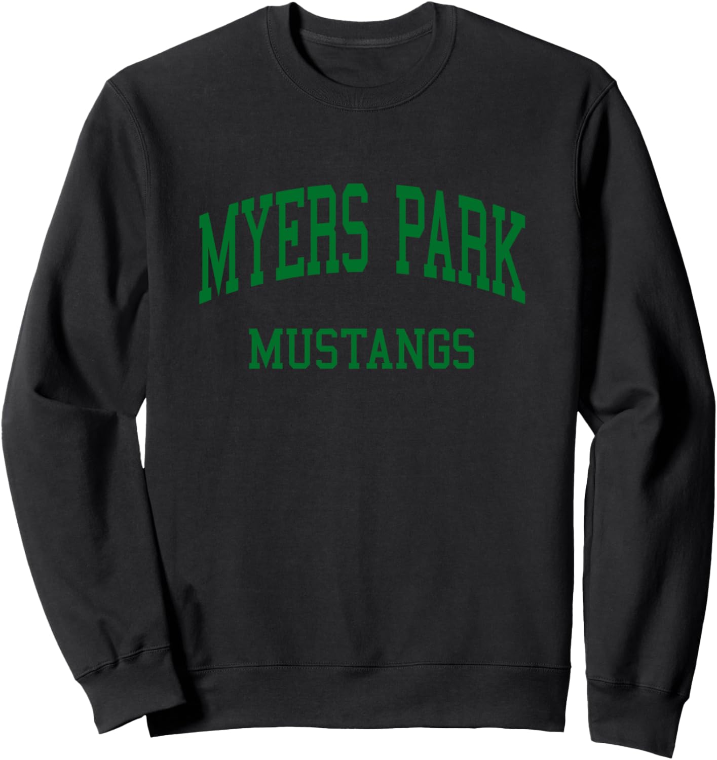 Myers Park High School HS Charlotte NC Retro Sweatshirt - Sweatshirt | Black