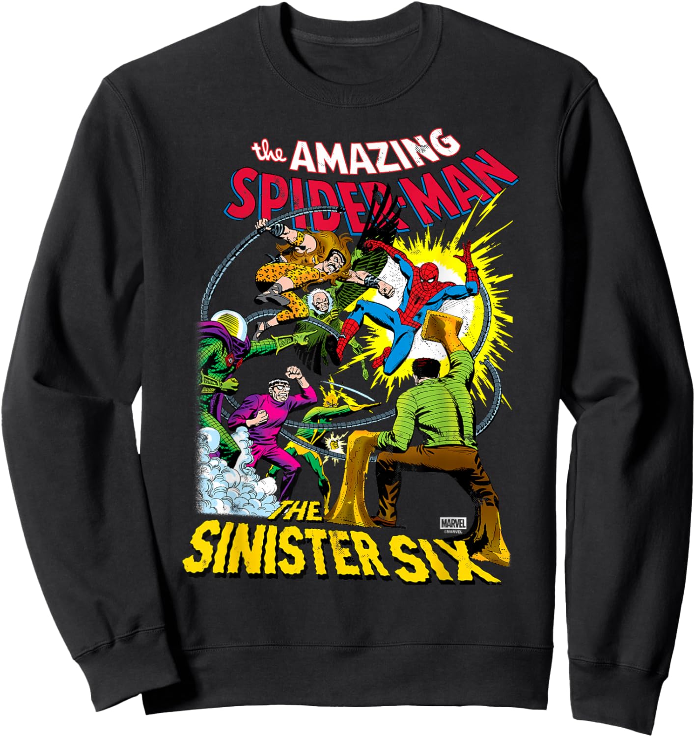 Spiderman - The Sinister Six Sweatshirt - Sweatshirt | Black