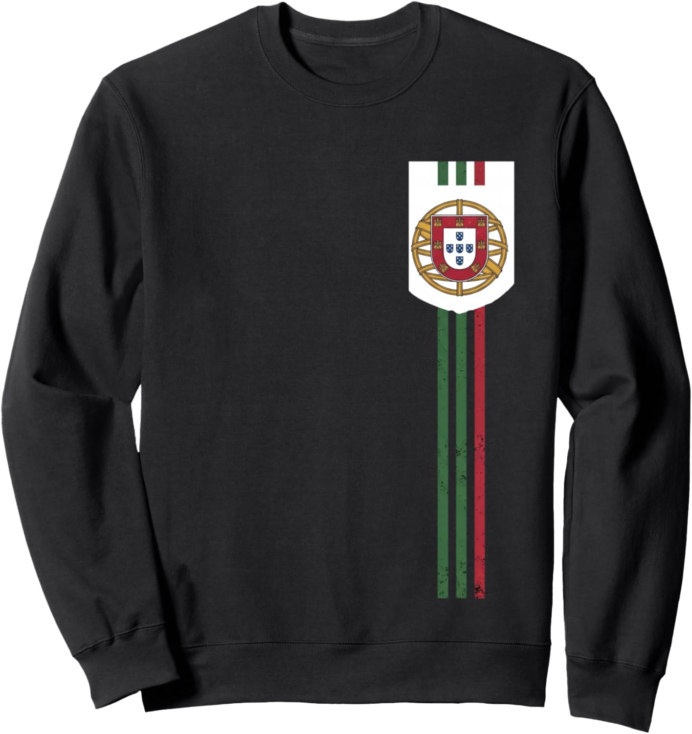 Rétro Vintage Manche Longue Sweatshirt - Sweatshirt | Black