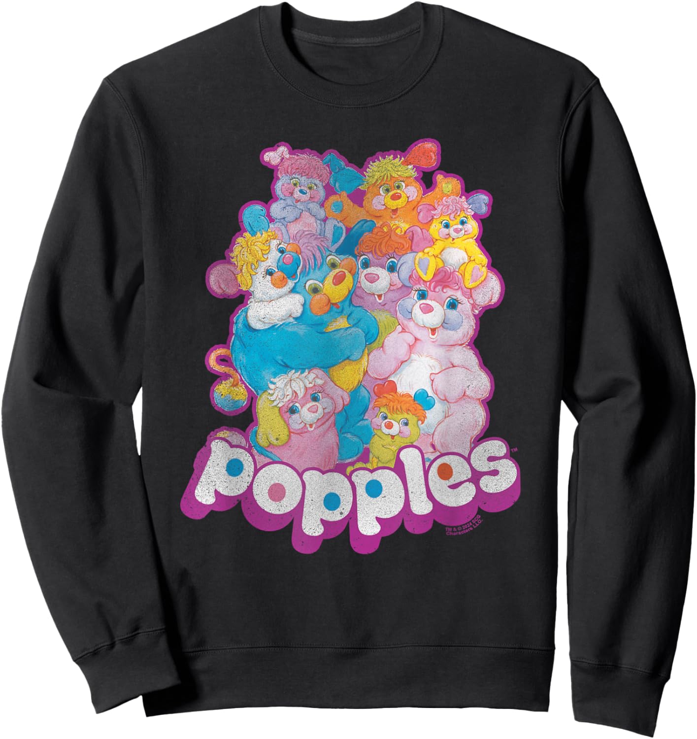 Popples Group Shot , Black, S Sweatshirt - Sweatshirt | Black
