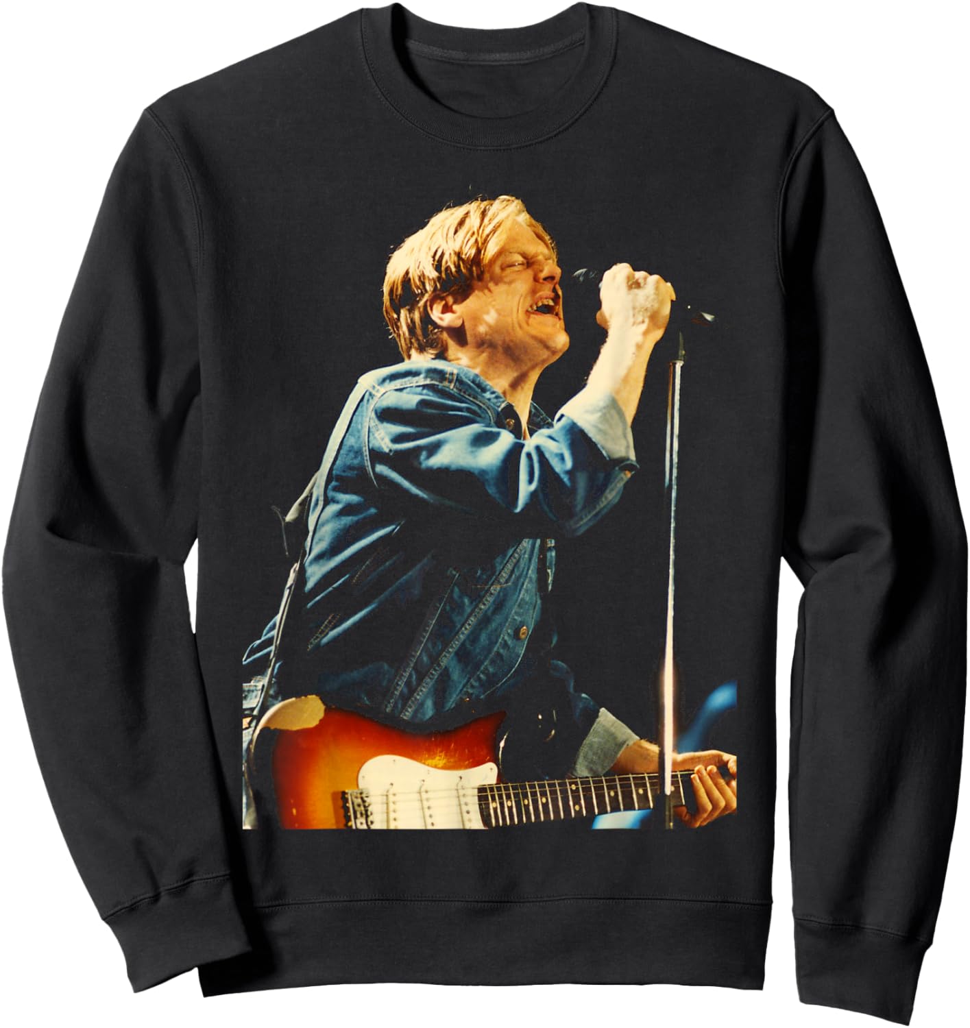 Bryan Adams Performing Live Waking Up The World Tour 1992 Sweatshirt - Sweatshirt | Black